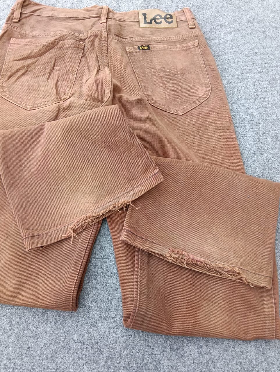 Lee Vintage Lee Westerner Brown Twill Flared Pants Sanforized. Size US 30 / EU 46 - 10 Thumbnail