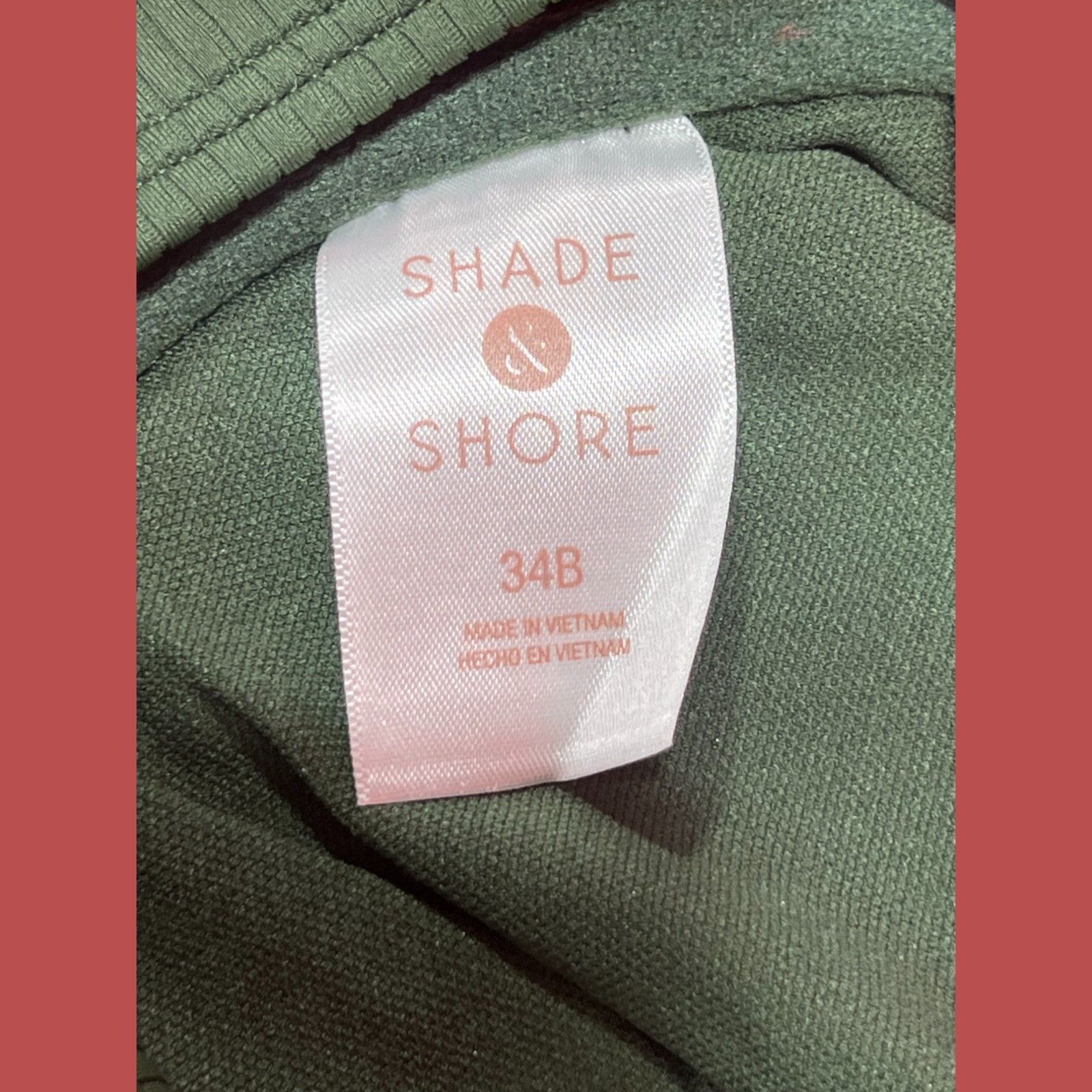 Other Shade & Shore - Women's Retro Ribbed Underwire Bikini Top - Size ONE SIZE - 8 Thumbnail
