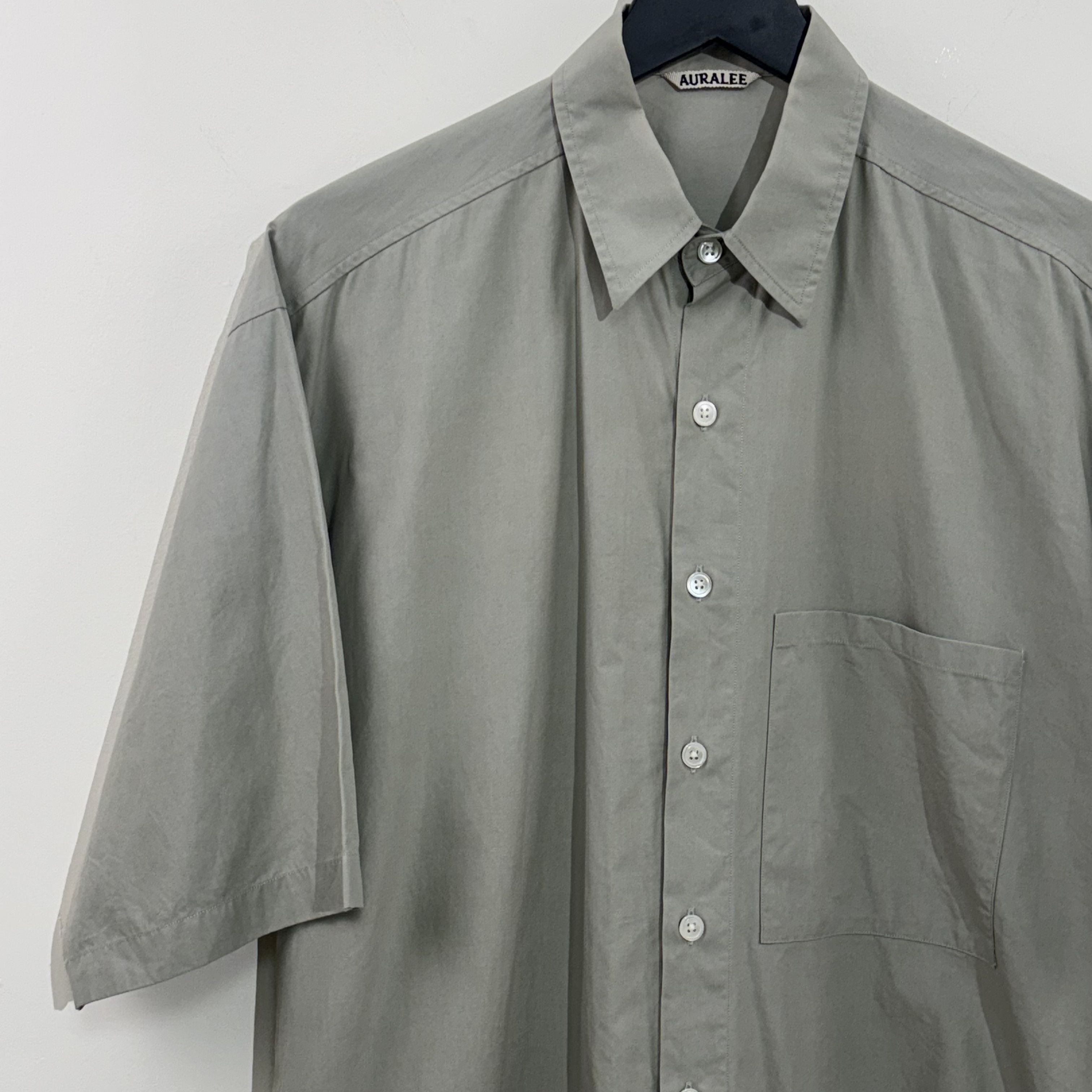 Auralee Auralee Washed Finx Twill Short Sleeve Shirt Size US L / EU 52-54 / 3 - 2 Thumbnail