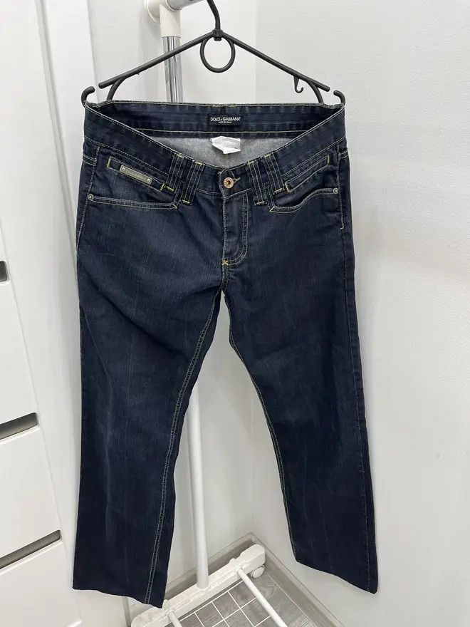 Dolce & Gabbana Dolce & Gabbana Pocket Embroidered Logo Denim Jeans Size US 32 / EU 48 - 2 Thumbnail