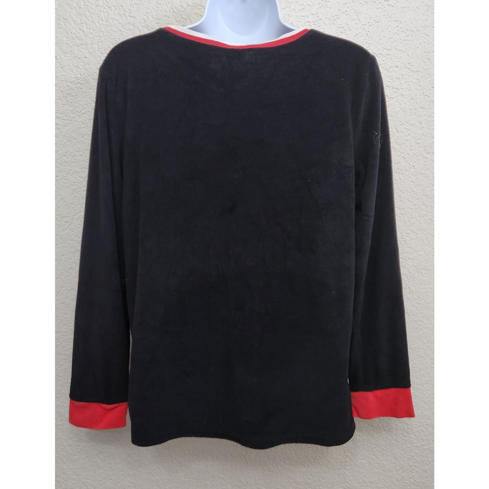 Other Holiday Time Black Don't Moose With Me! Graphic Sleep Top XS Size XS / US 0-2 / IT 36-38 - 3 Thumbnail