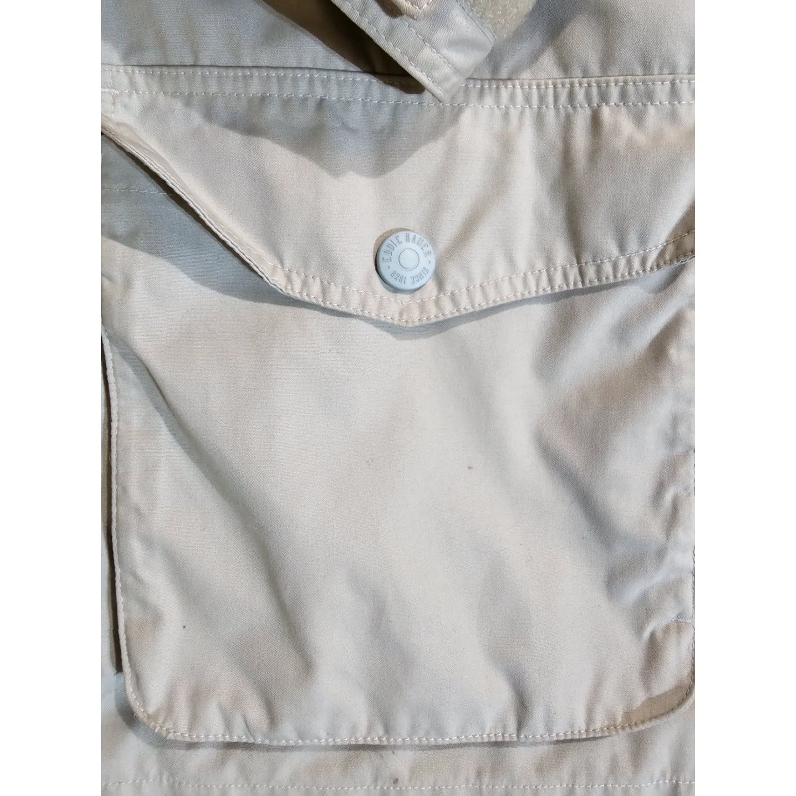 Eddie Bauer VINTAGE Eddie Bauer Parka Wool Blanket Lined Hooded Mountain Cream Womens 2XL Coat / Jacket 90s Outdoor Winter Womens Size XXL / US 16-18 / IT 52-54 - 7 Thumbnail