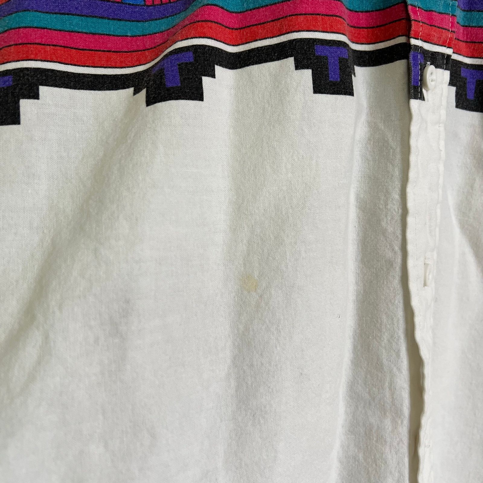 Vintage VTG Roper Western Shirt Mens M Aztec Cowboy Western 90s USA Size US M / EU 48-50 / 2 - 10 Thumbnail