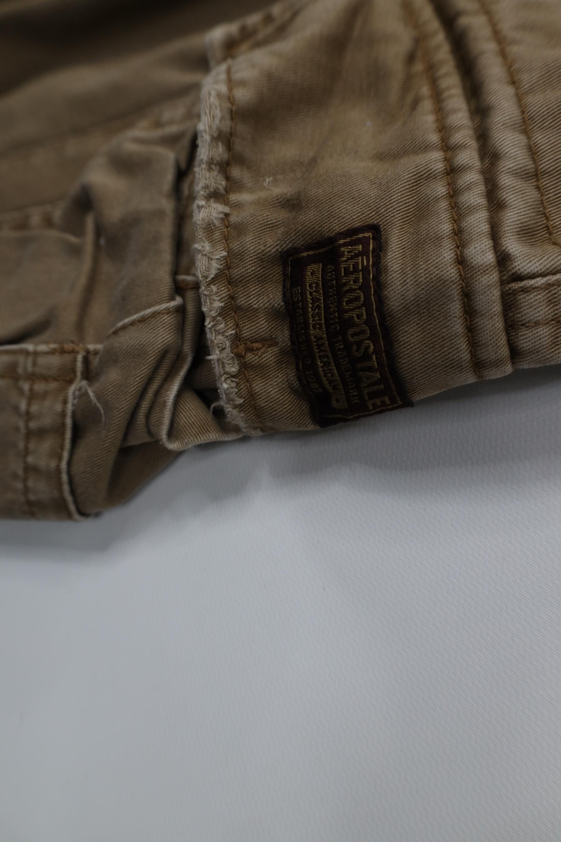 Aeropostale Vintage 90s Y2K Aeropostale Surplus Wide Leg Cargo Pants Size US 32 / EU 48 - 5 Thumbnail