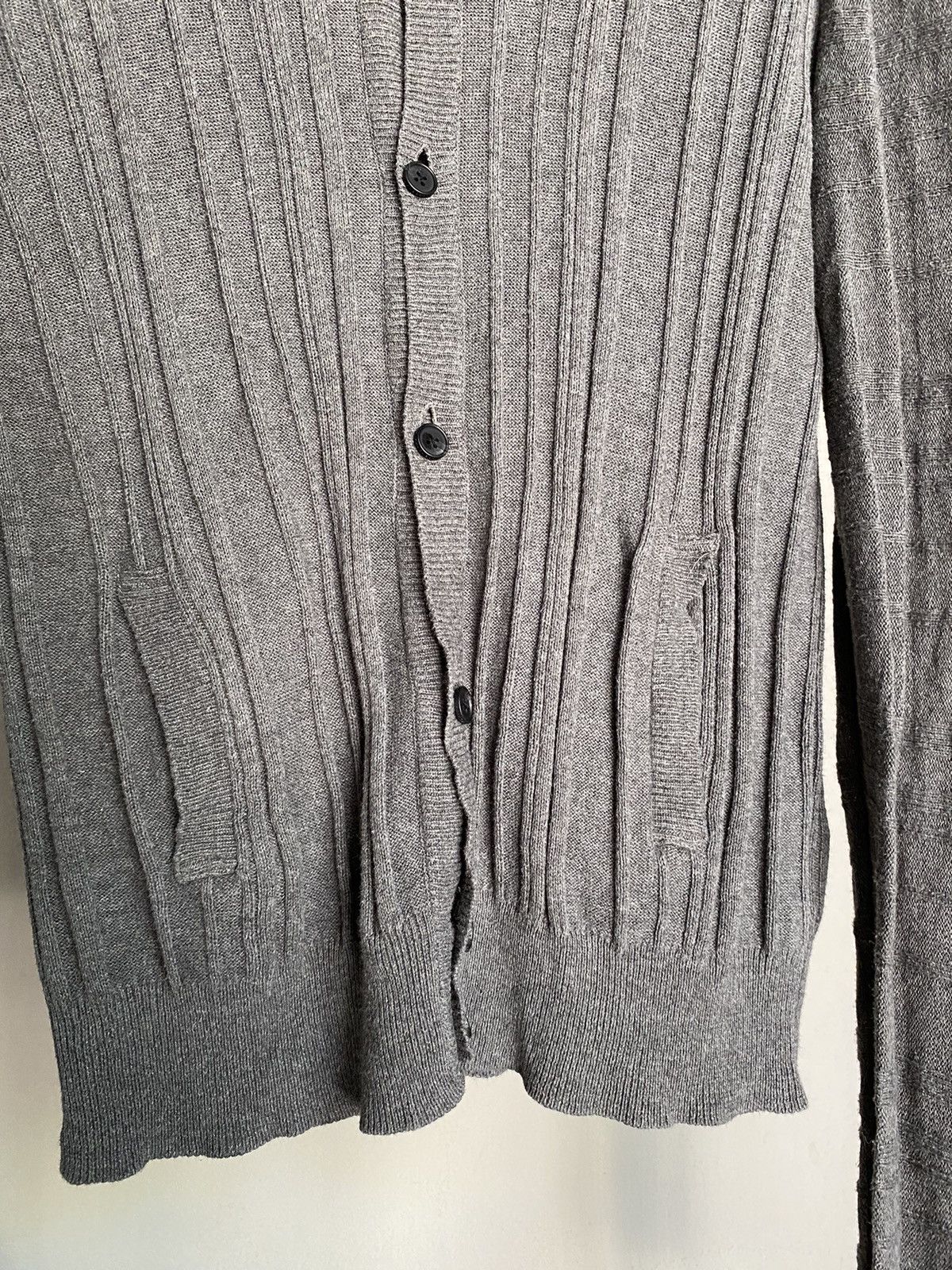 Neil Barrett BLACKBARRETT By Neil Barrett Dark Gray Knit Hoodie Cardigan Size US M / EU 48-50 / 2 - 5 Thumbnail