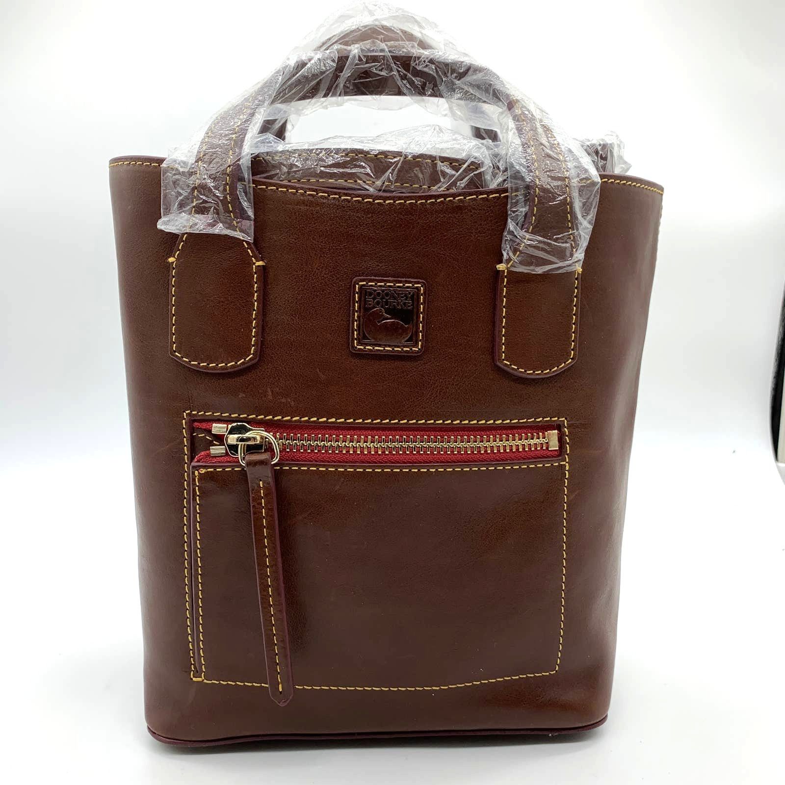 Dooney & Bourke Dooney & Bourke Leather Purse Brinley Chestnut Handbags Size ONE SIZE - 1 Thumbnail