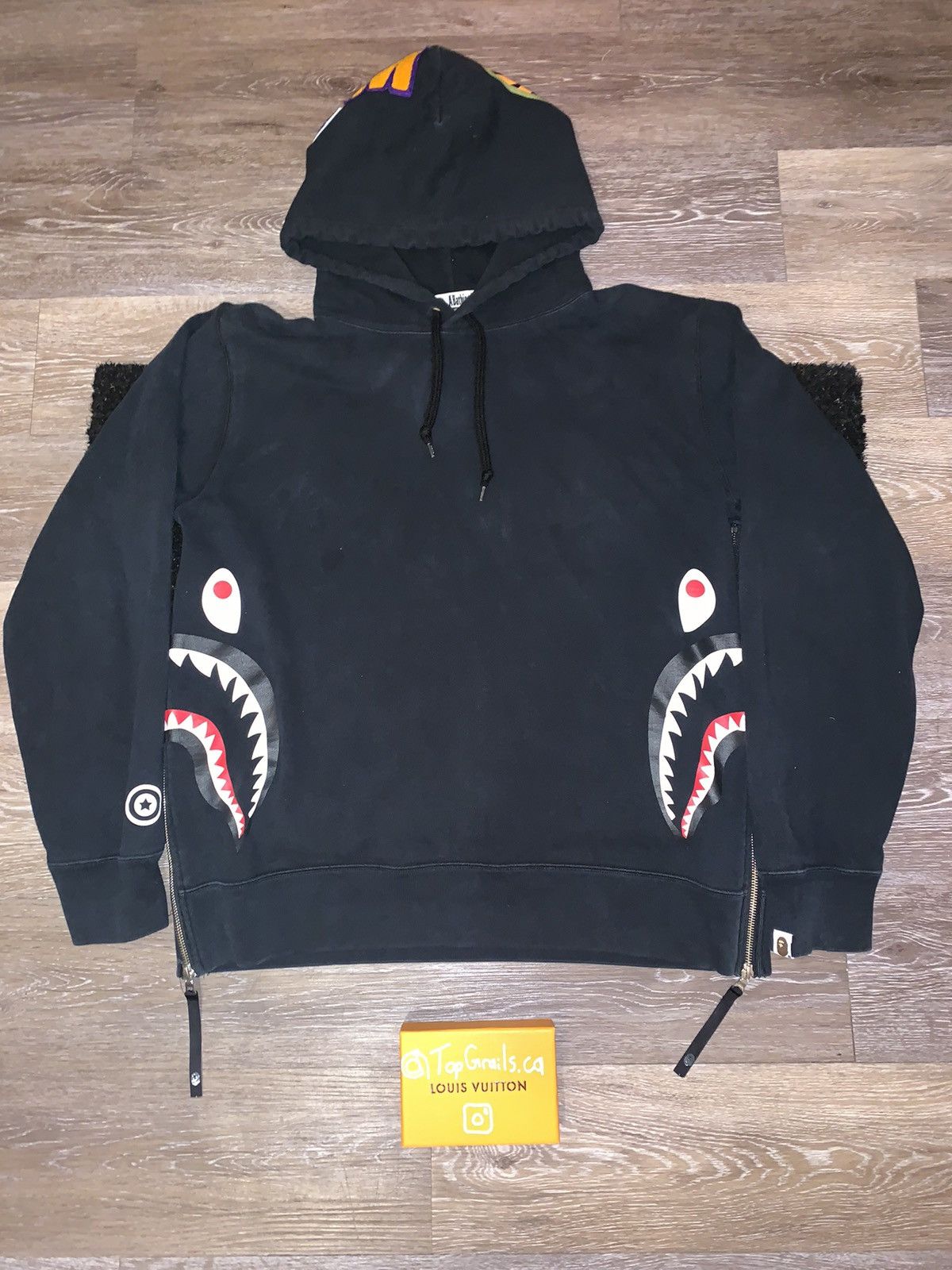 Bape Shark Pullover Hoodie Size US XL / EU 56 / 4 - 1 Thumbnail