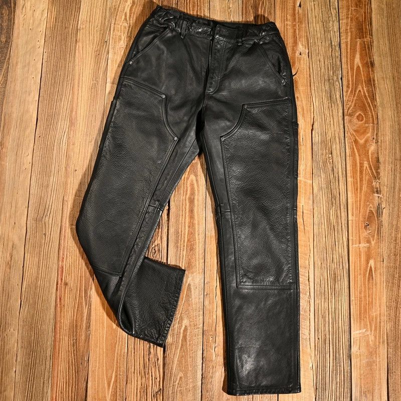 Other Japanese Retro Cowhide Leather Pants Size US 28 / EU 44 - 1 Thumbnail