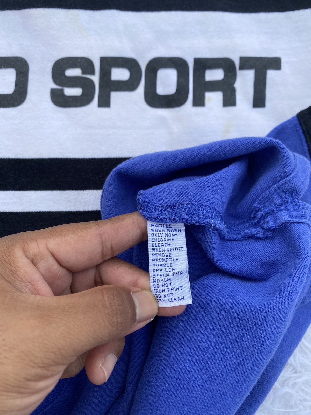 Polo Ralph Lauren Rare Vintage Polo Sport Ralph Lauren Long Sleeve Shirt Size US L / EU 52-54 / 3 - 13 Thumbnail