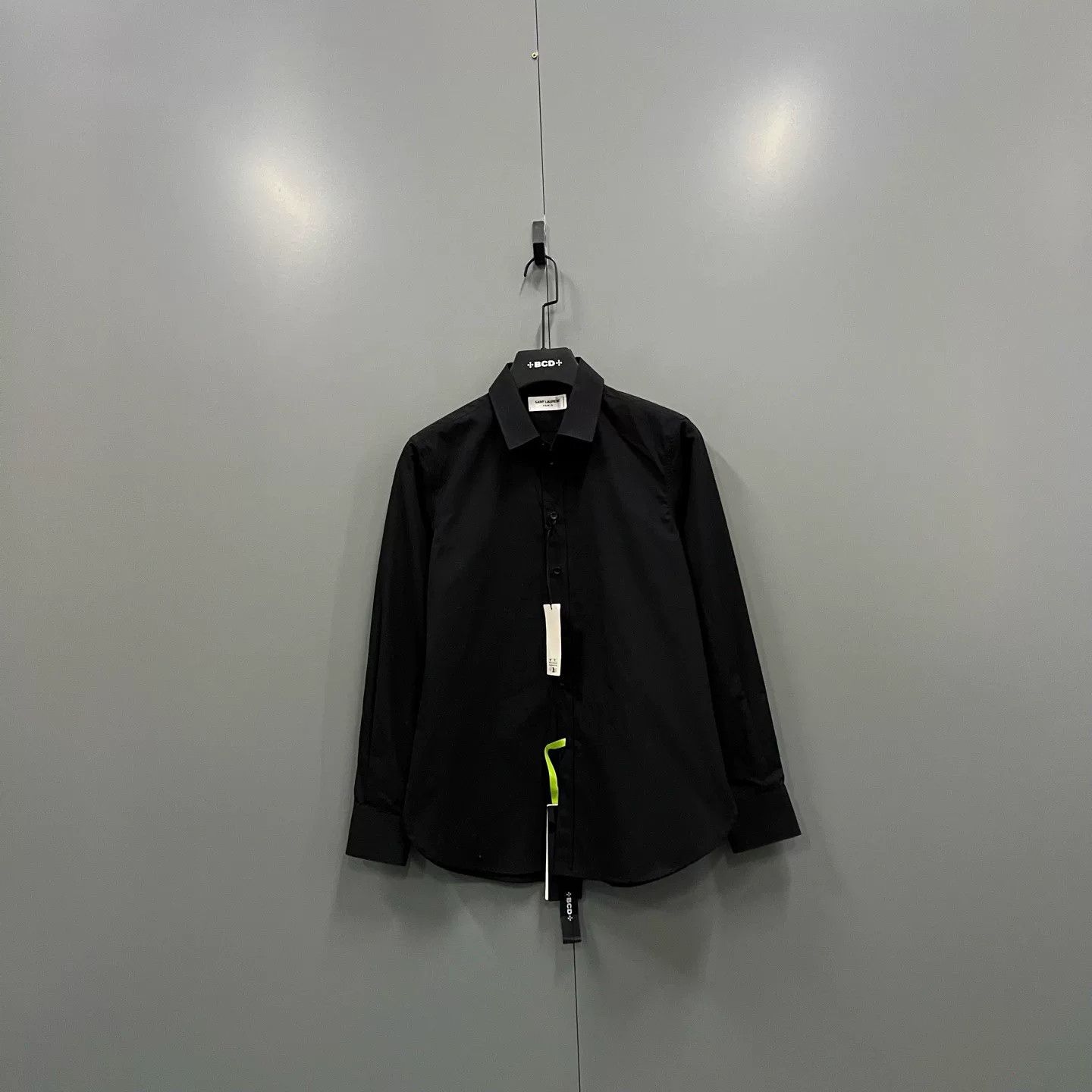 Saint Laurent Paris Saint Laurent Black Long Sleeve Shirt Size US M / EU 48-50 / 2 - 1 Thumbnail