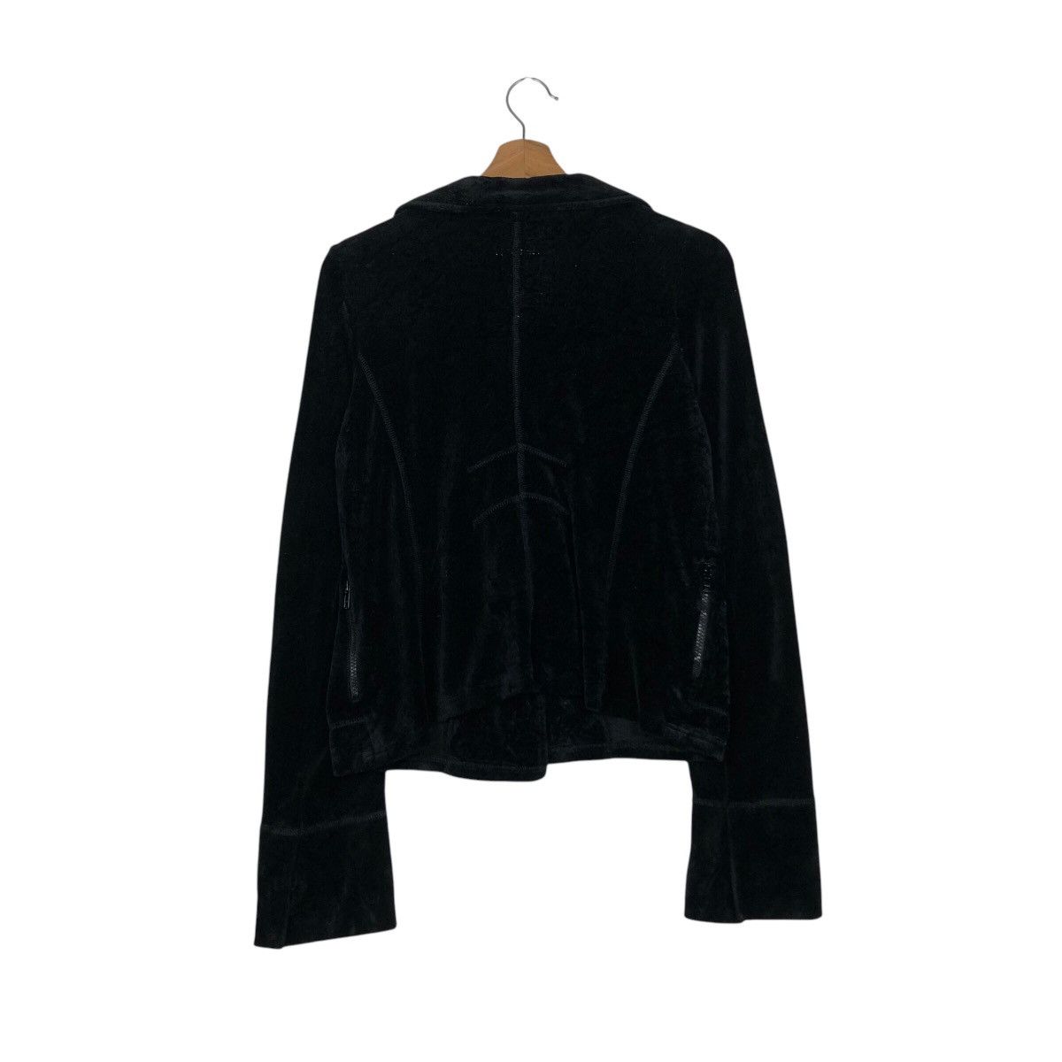 Designer × Japanese Brand × Vintage 📌Vintage Cropped Velvet Jacket Sonia Rykiel Paris Size US M / EU 48-50 / 2 - 7 Thumbnail