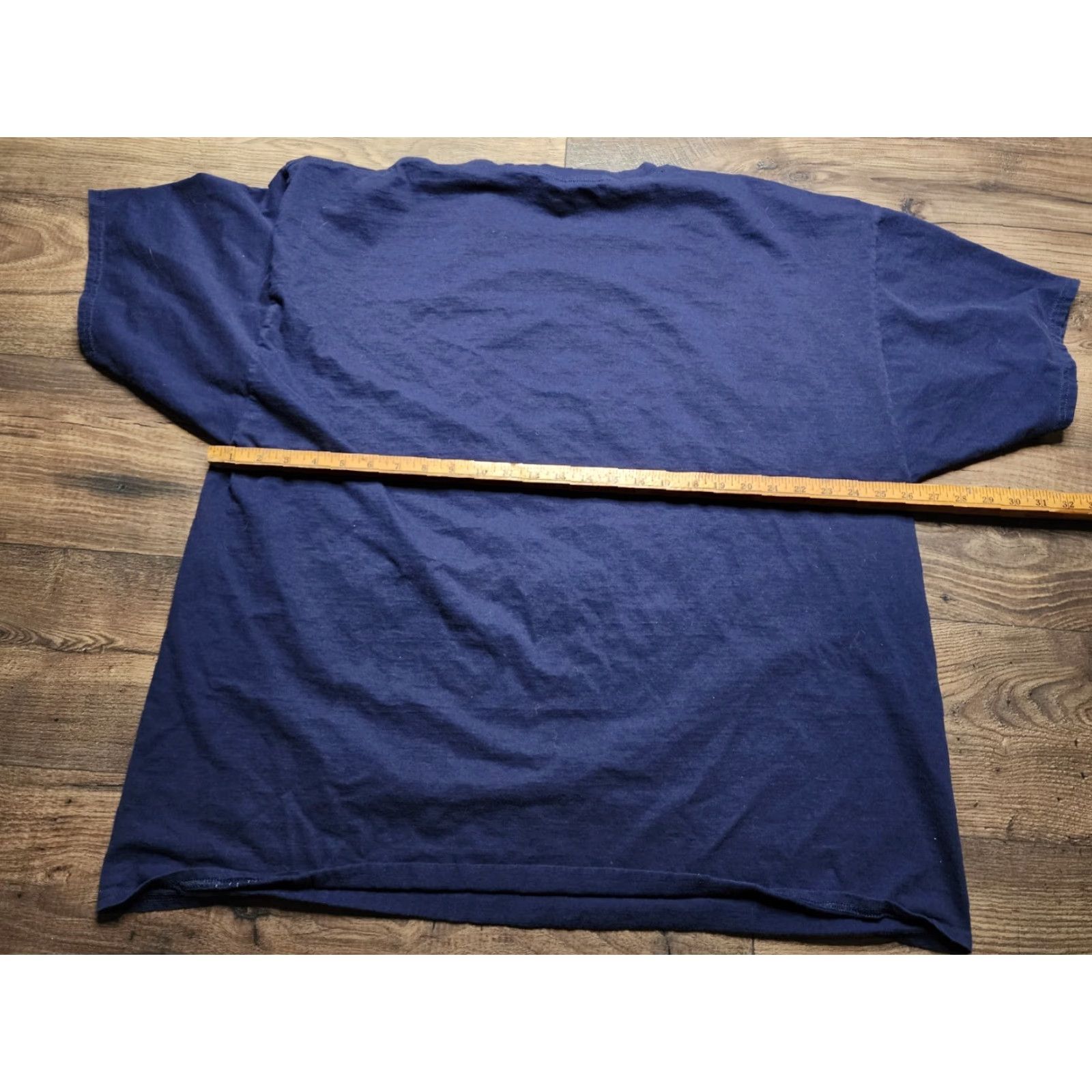 Hanes Mens T-Shirt Harley Davidson Graphic Tee 3XL Hanes Beefy-T Blue Crew Neck Short Sleeve Vintage None Size US XXL / EU 58 / 5 - 2 Thumbnail