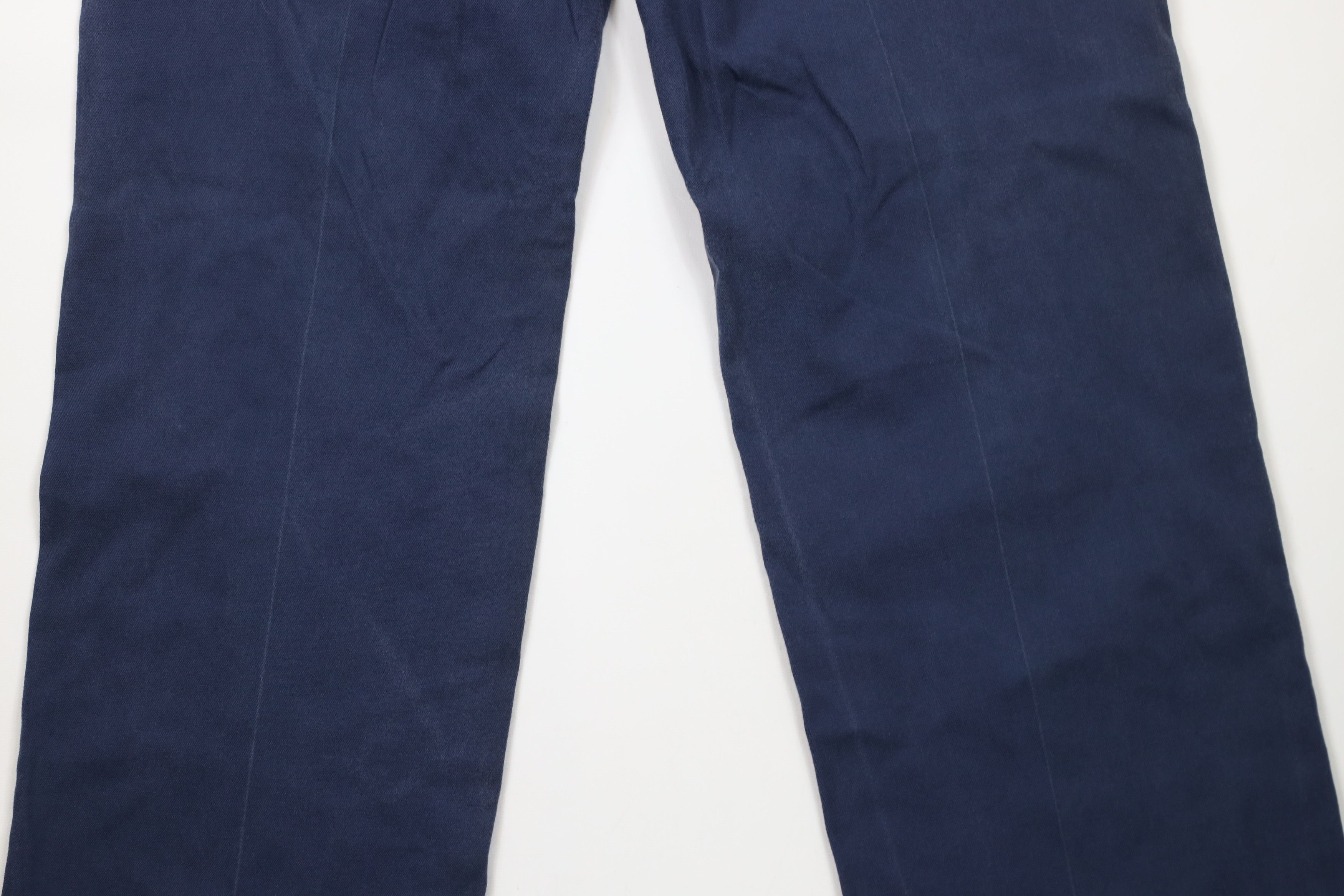 Vintage Vintage 70s Streetwear Flared Wide Leg Chino Pants Blue USA Size US 32 / EU 48 - 12 Thumbnail