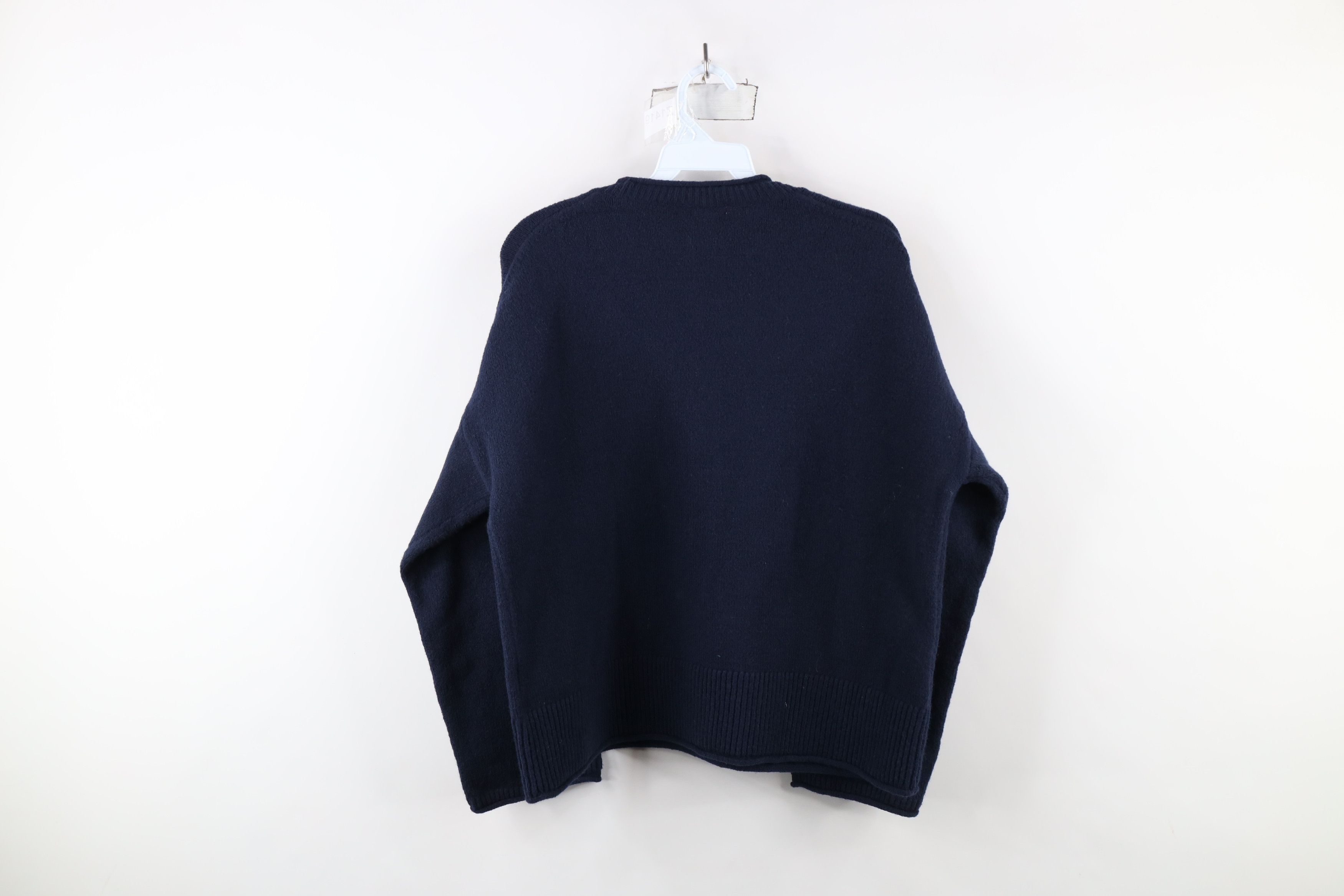 Madewell × Vintage Madewell Flower Sleeve Merino Wool Marled Knit Sweater Size M / US 6-8 / IT 42-44 - 8 Thumbnail