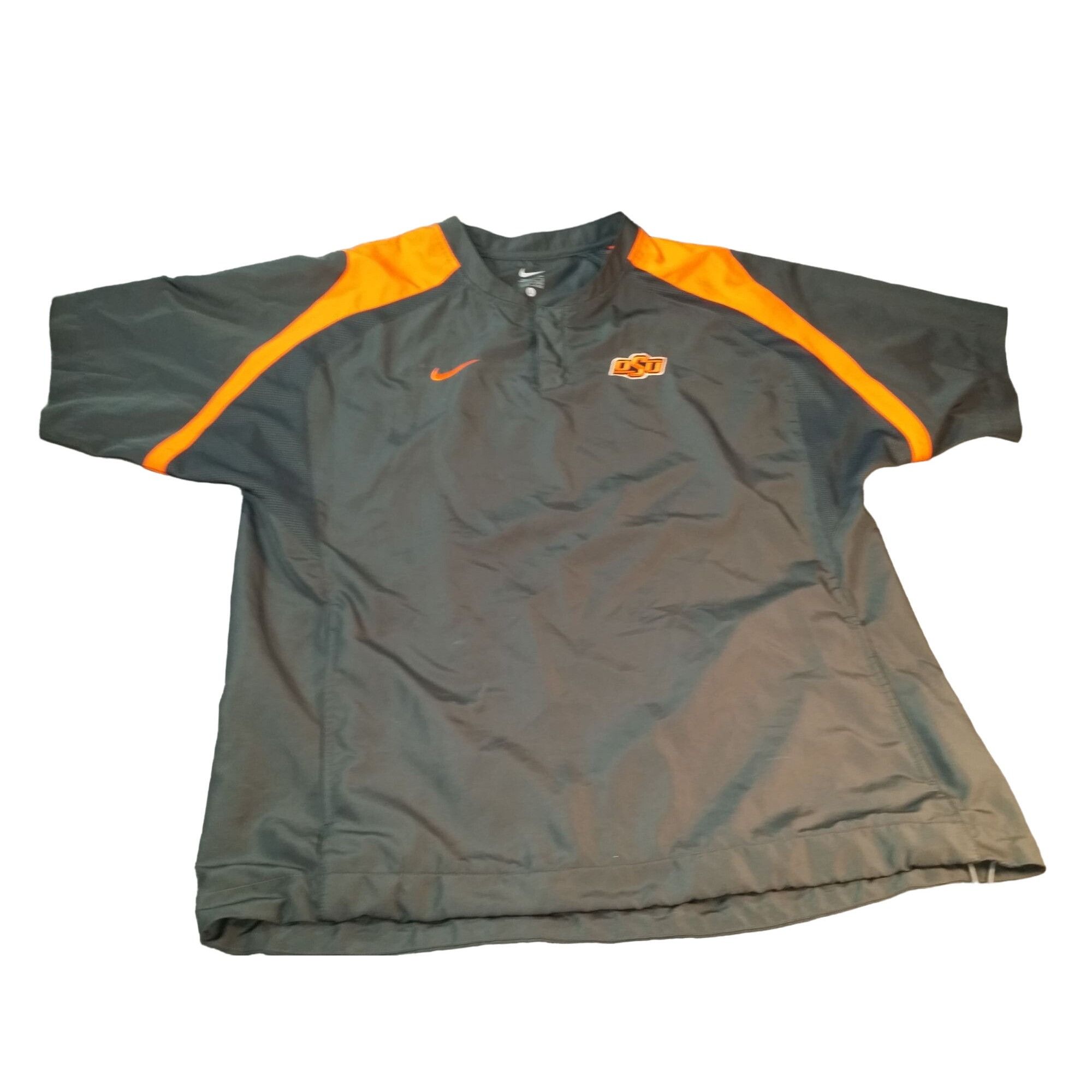 Nike NCAA Nike Pullover Men Sz L Black Orange Oklahoma State Cowb Size US L / EU 52-54 / 3 - 1 Thumbnail