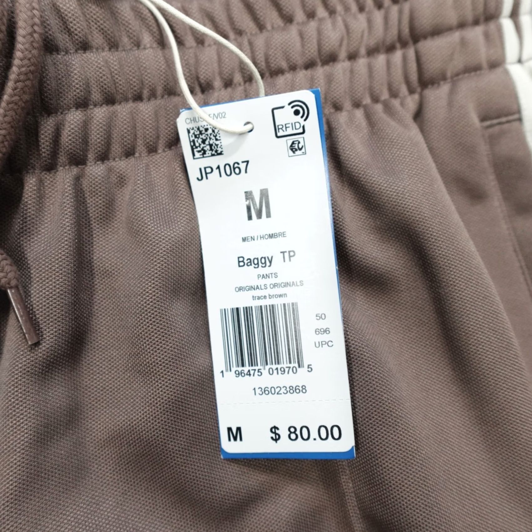 Adidas Adidas Firebird Baggy Track Pants Men M Trace Brown JP1067 Track Pants Size US 31 - 3 Thumbnail
