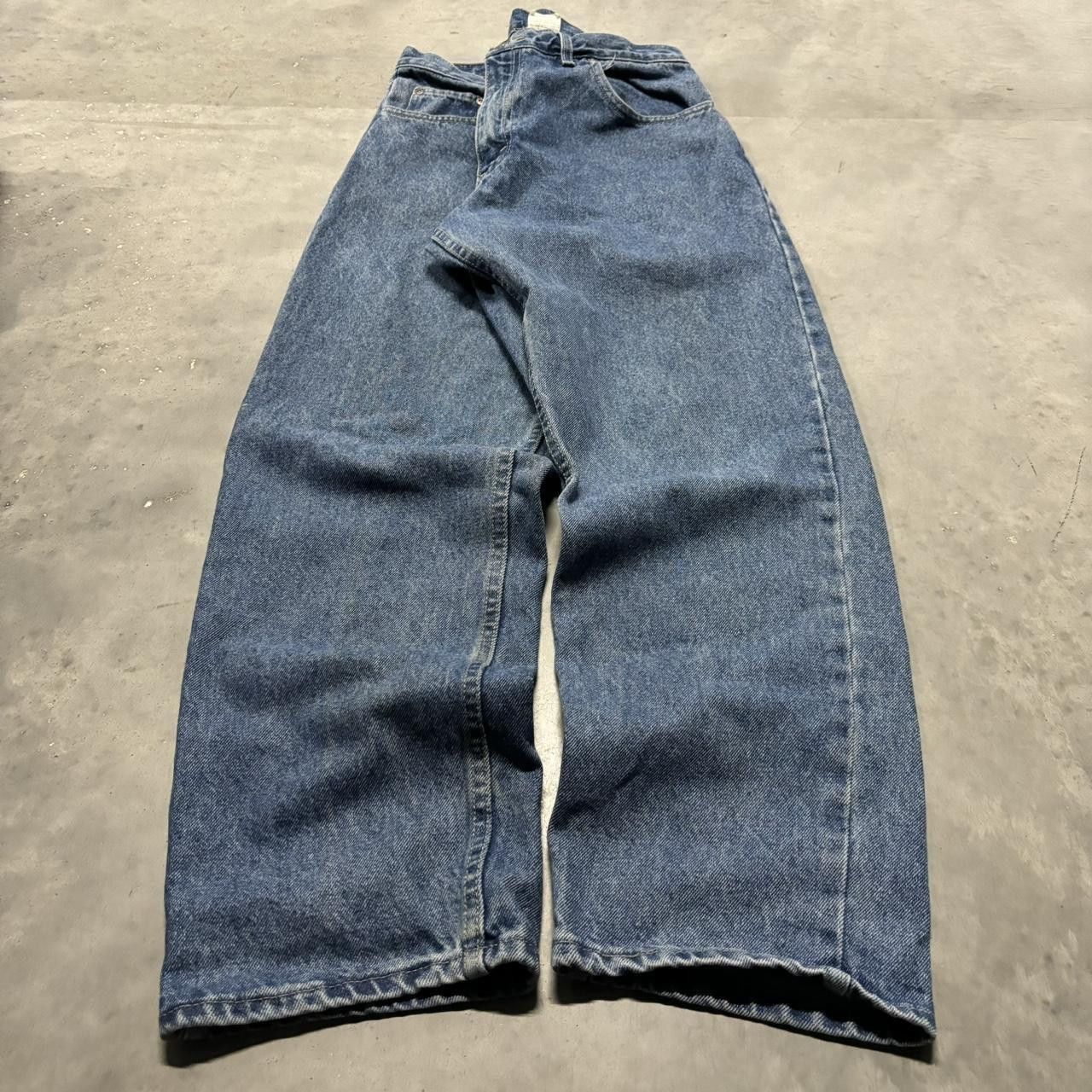 Japanese Brand × Vintage Crazy Vintage Y2K/2000s Grunge Medium Wash Denim Jeans! Size US 34 / EU 50 - 3 Thumbnail