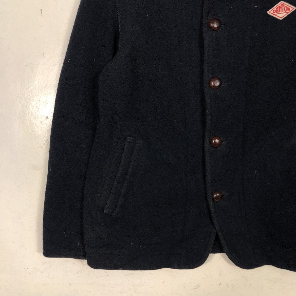 Japanese Brand Vintage Wool Button Jacket Danton Shawl Collar Size US M / EU 48-50 / 2 - 6 Thumbnail
