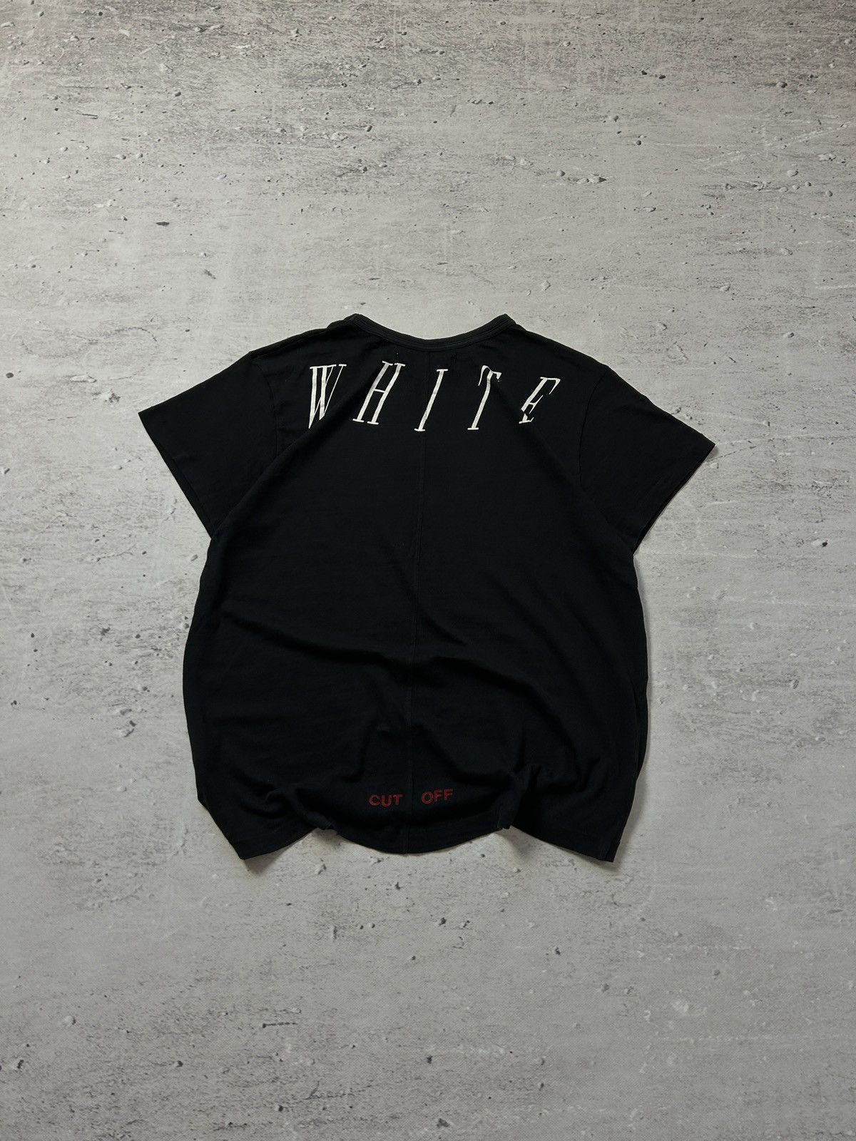 Off-White 💥Off White Virgil Abloh Othello’s Eagle Cut Off Big Logo Tee Size US M / EU 48-50 / 2 - 12 Thumbnail
