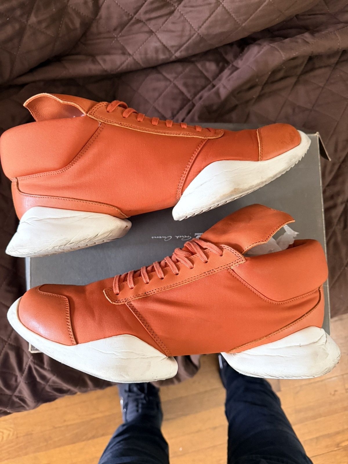 Rick Owens Rick owens RO runner Size US 12 / EU 45 - 7 Thumbnail