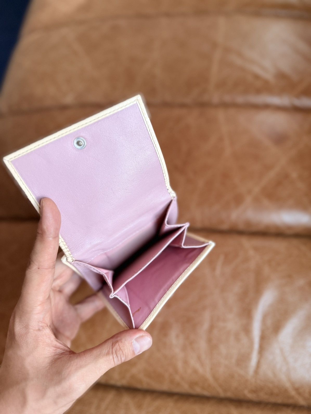 Dior Vintage Pink Oblique Wallet Size ONE SIZE - 8 Thumbnail