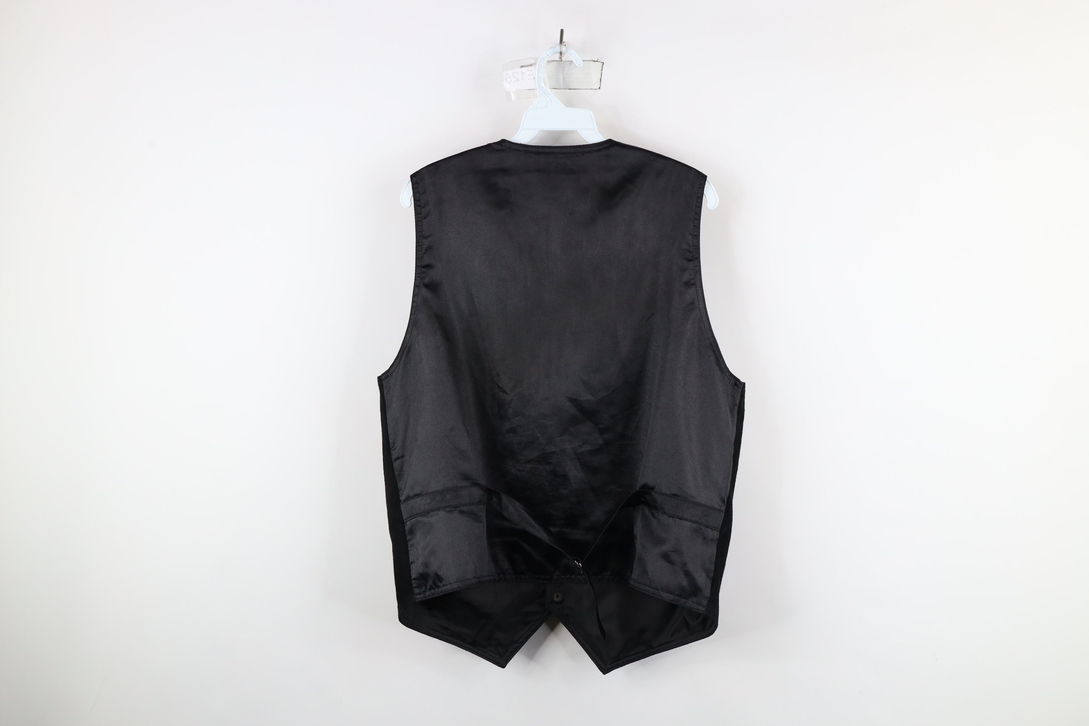 Vintage Vintage 90s Streetwear Leather Buckle Back Vest Jacket Size US L / EU 52-54 / 3 - 12 Thumbnail