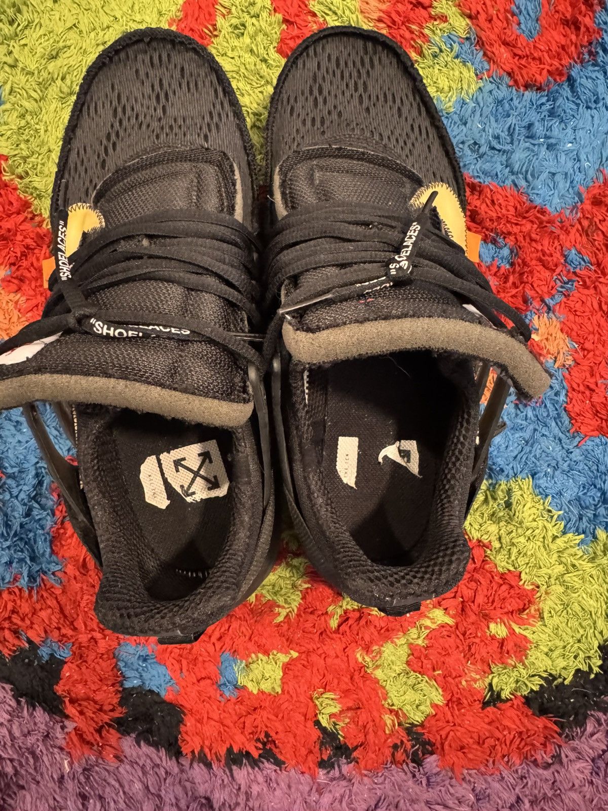 Nike × Off-White Off White X Nike Presto Black Size US 10 / EU 43 - 6 Thumbnail