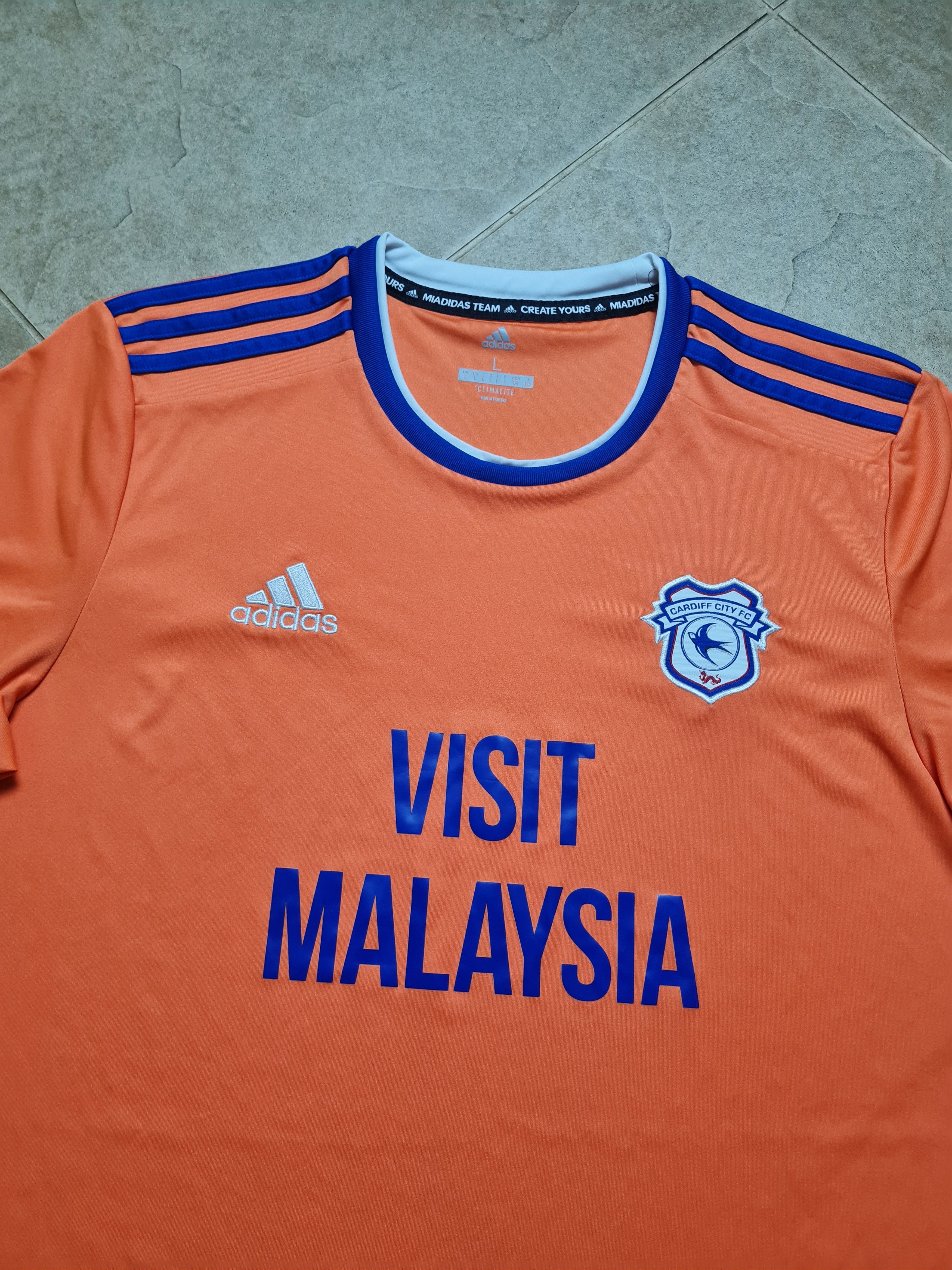 Adidas Jersey Soccer Adidas Cardiff City Football Shirt 2019/2020 L Size US L / EU 52-54 / 3 - 8 Thumbnail