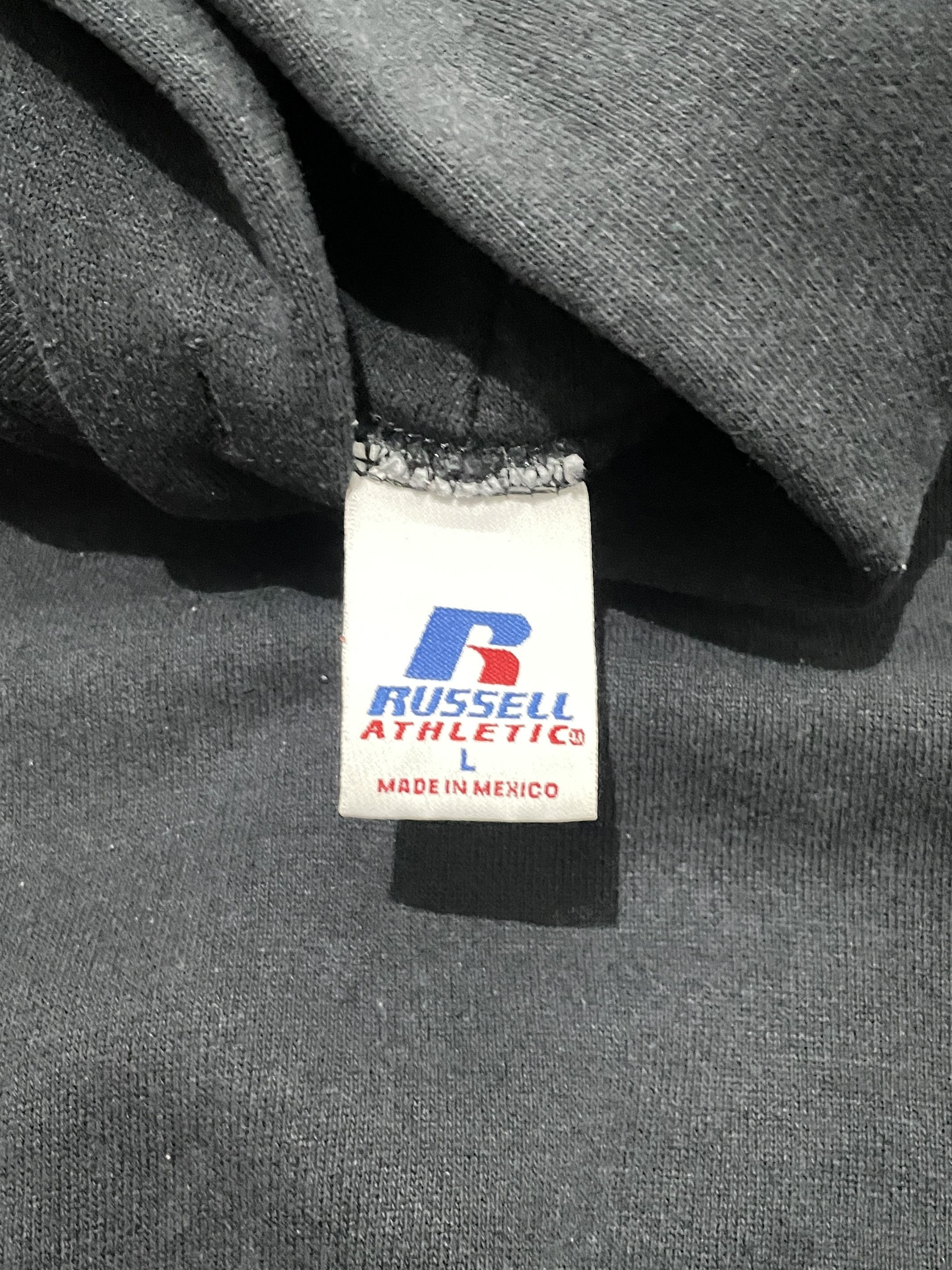Russell Athletic Vintage 00s Black Russell Athletic Hoodie Size US L / EU 52-54 / 3 - 2 Thumbnail