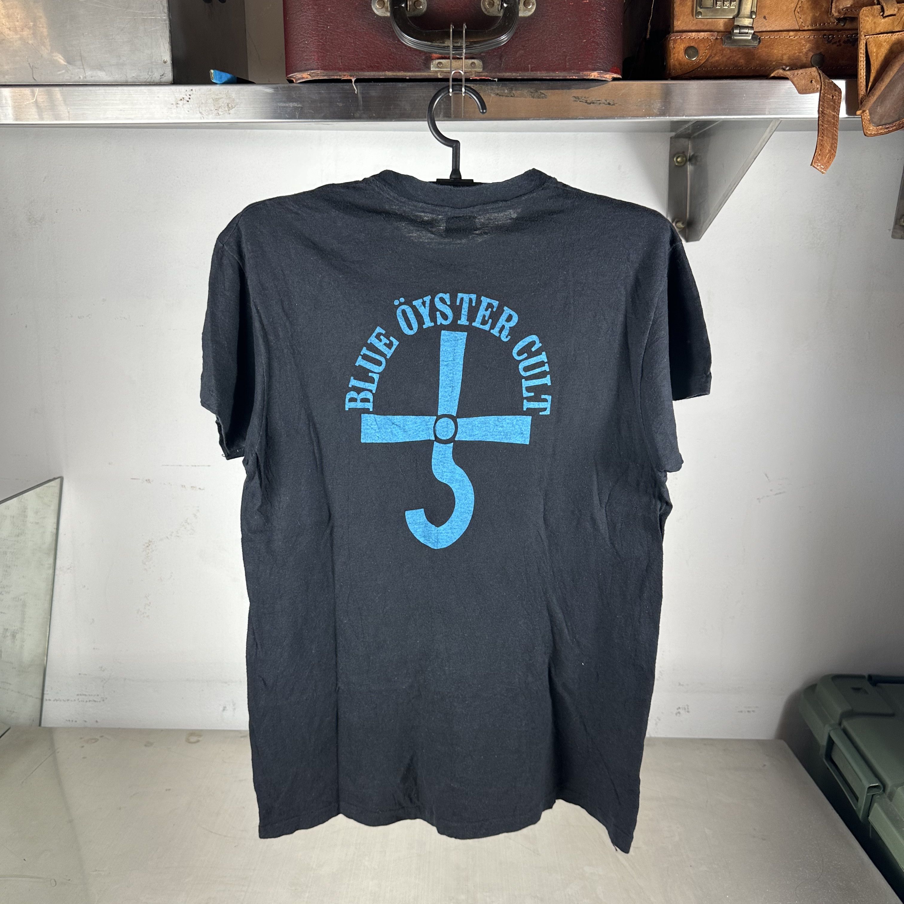 Vintage 70s/80s Blue Oyster Cult Rock Band Double Sided T-shirt Size US M / EU 48-50 / 2 - 3 Thumbnail