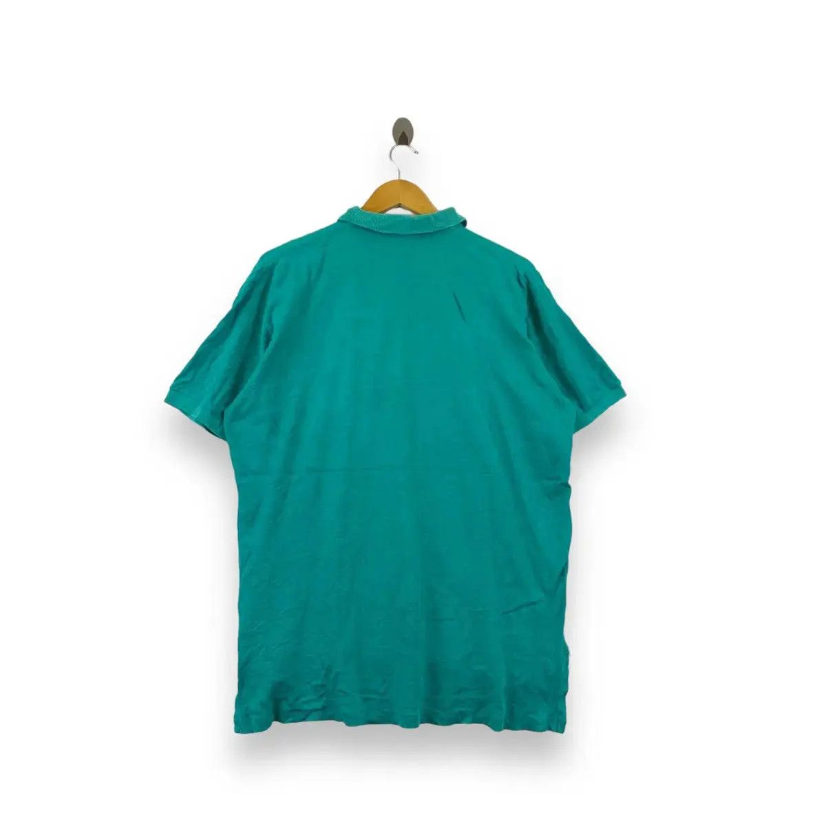 Polo Ralph Lauren Vintage 90’ POLO RALPH LAUREN Small Pony Green Polo Tee Size US L / EU 52-54 / 3 - 3 Thumbnail