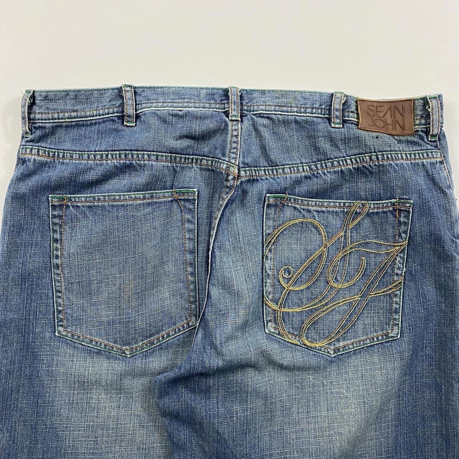Sean John Y2K Sean Jean Embroidered Jeans Size US 38 / EU 54 - 2 Thumbnail