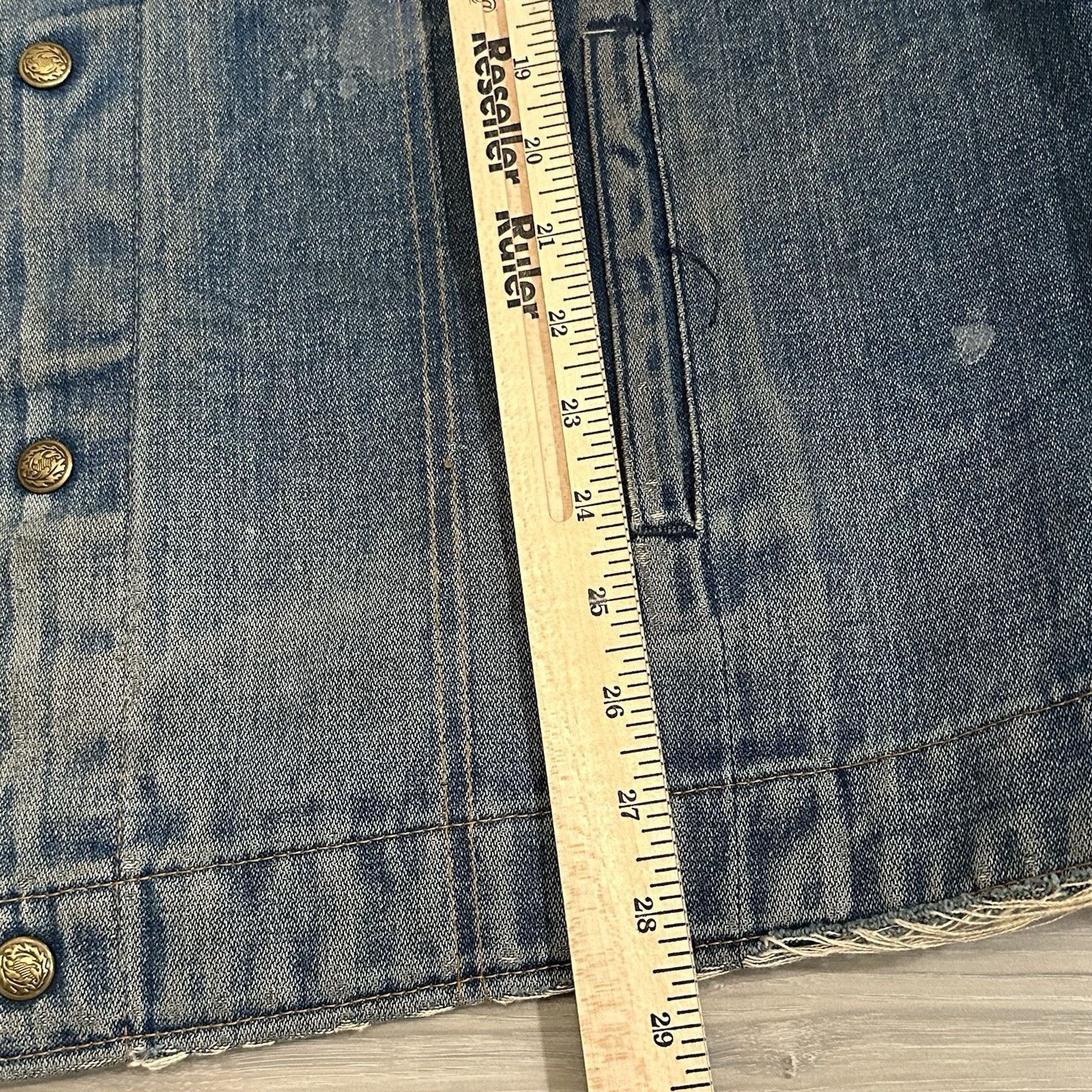 Saddlebred Vintage 70s Saddle King Western Denim Jacket Large Cowboy Size US L / EU 52-54 / 3 - 13 Thumbnail