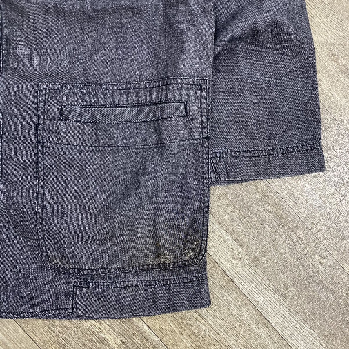 Hai Sporting Gear Vintage Hai Sporting Gear Issey Miyake Soft Denim Jacket Size US L / EU 52-54 / 3 - 6 Thumbnail