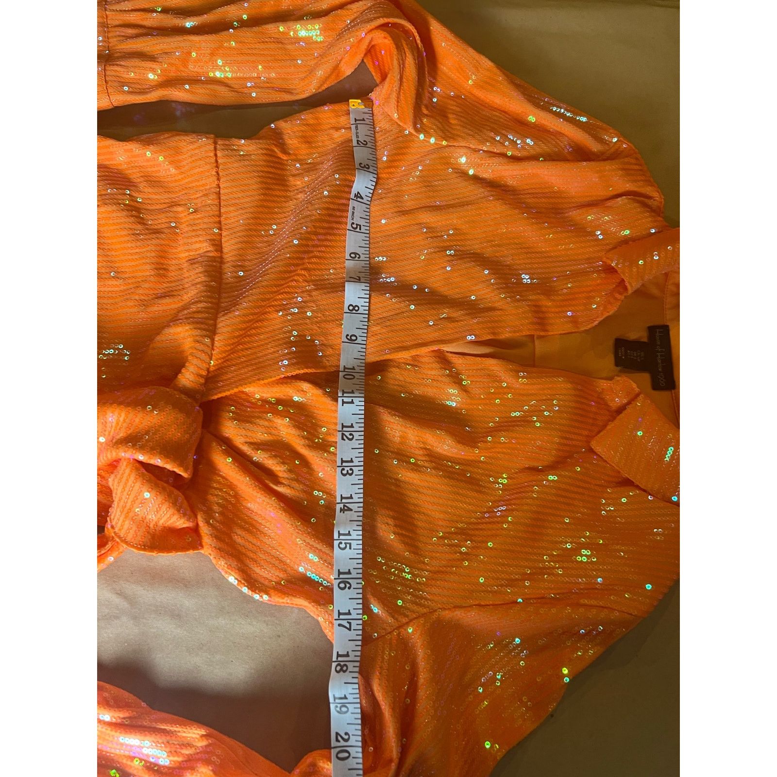 House of Harlow House Of Harlow 1960 Sequins Wrap Dress Orange NWT Small Size S / US 4 / IT 40 - 7 Thumbnail