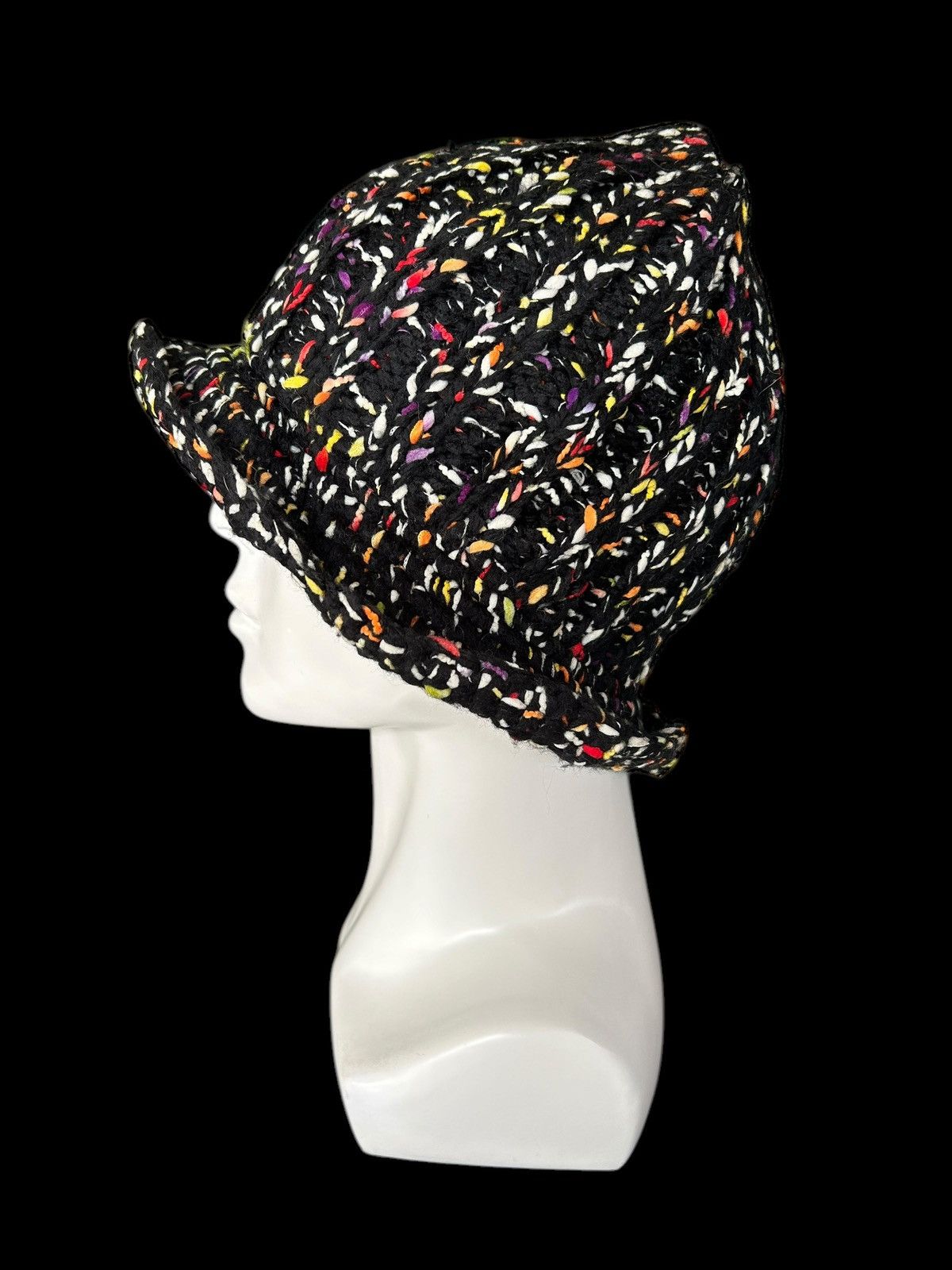 Japanese Brand × Kapital × Vintage Crochet Knitted Handmade Rare big Hats ☠️☠️ Size ONE SIZE - 3 Thumbnail