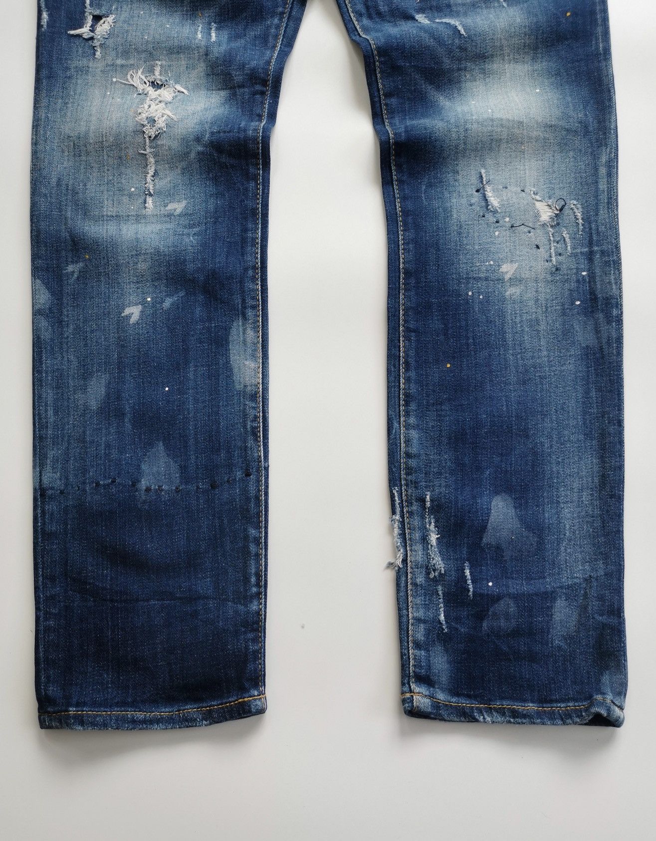 Dsquared2 Dsquared2 Patchwork Paint Skater Jeans Size US 34 / EU 50 - 3 Thumbnail