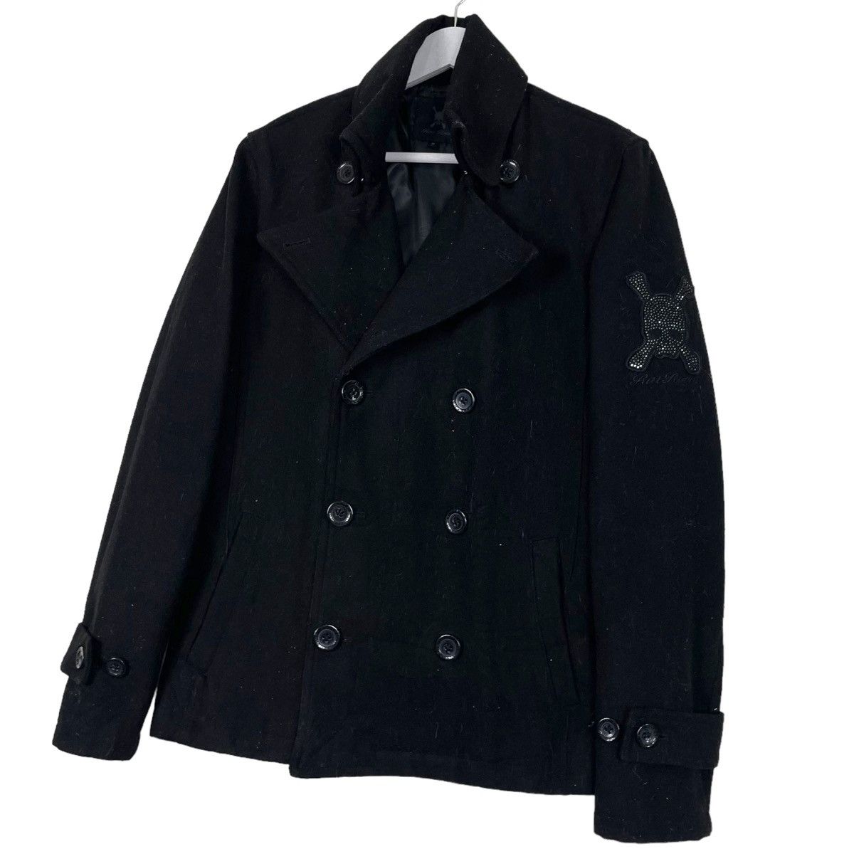 Japanese Brand × Mastermind Japan × Roen 💥ROEN JAPAN CRUISER WOOL PEA JACKET Size US S / EU 44-46 / 1 - 2 Thumbnail