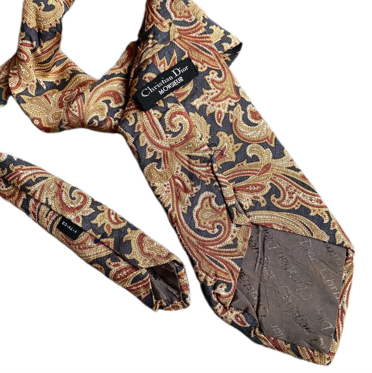 Christian Dior Monsieur × Dior 🔥Christian Dior ties vintage luxury Size ONE SIZE - 3 Thumbnail