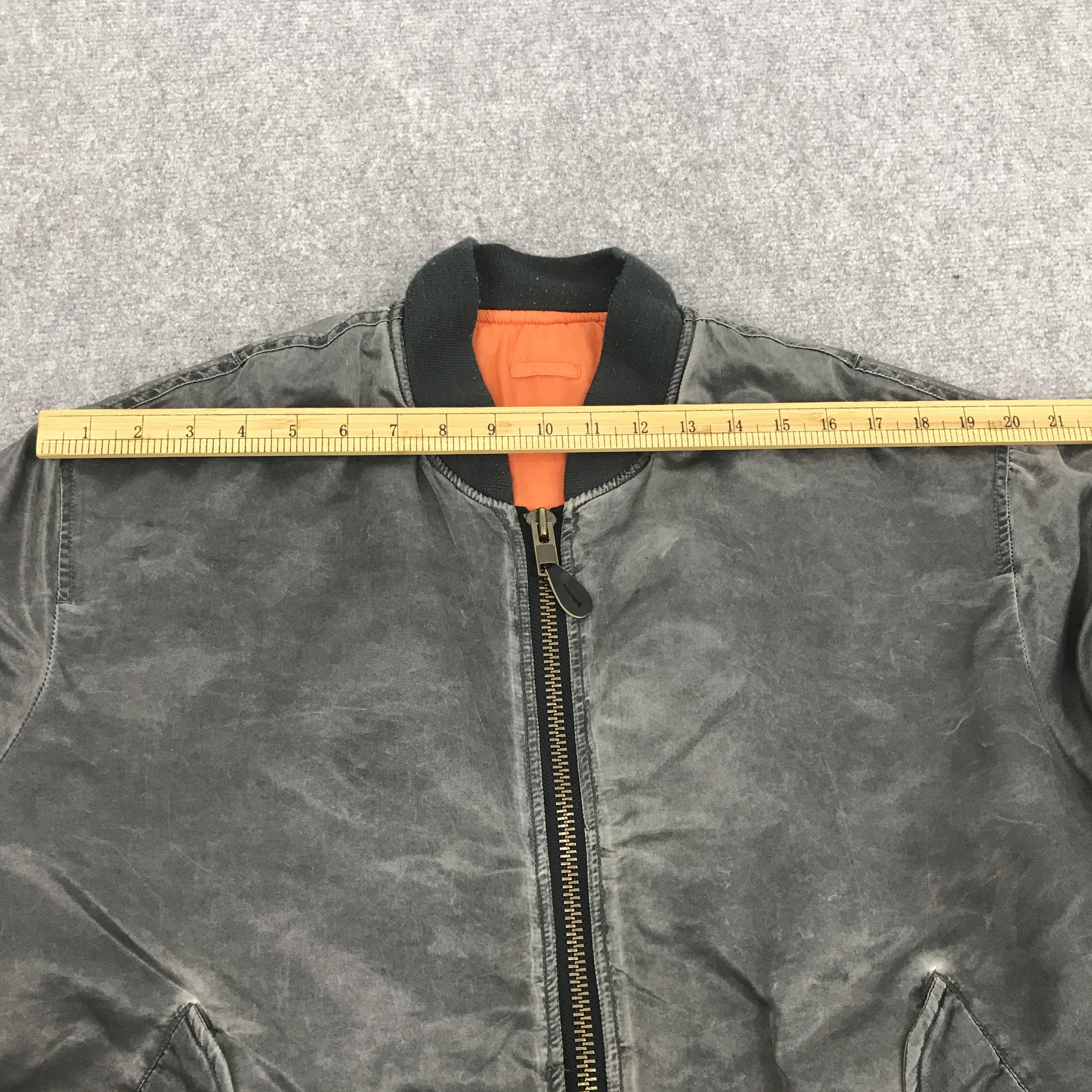 Other Rare US Air Force bomber Black faded jacket Size US L / EU 52-54 / 3 - 7 Thumbnail