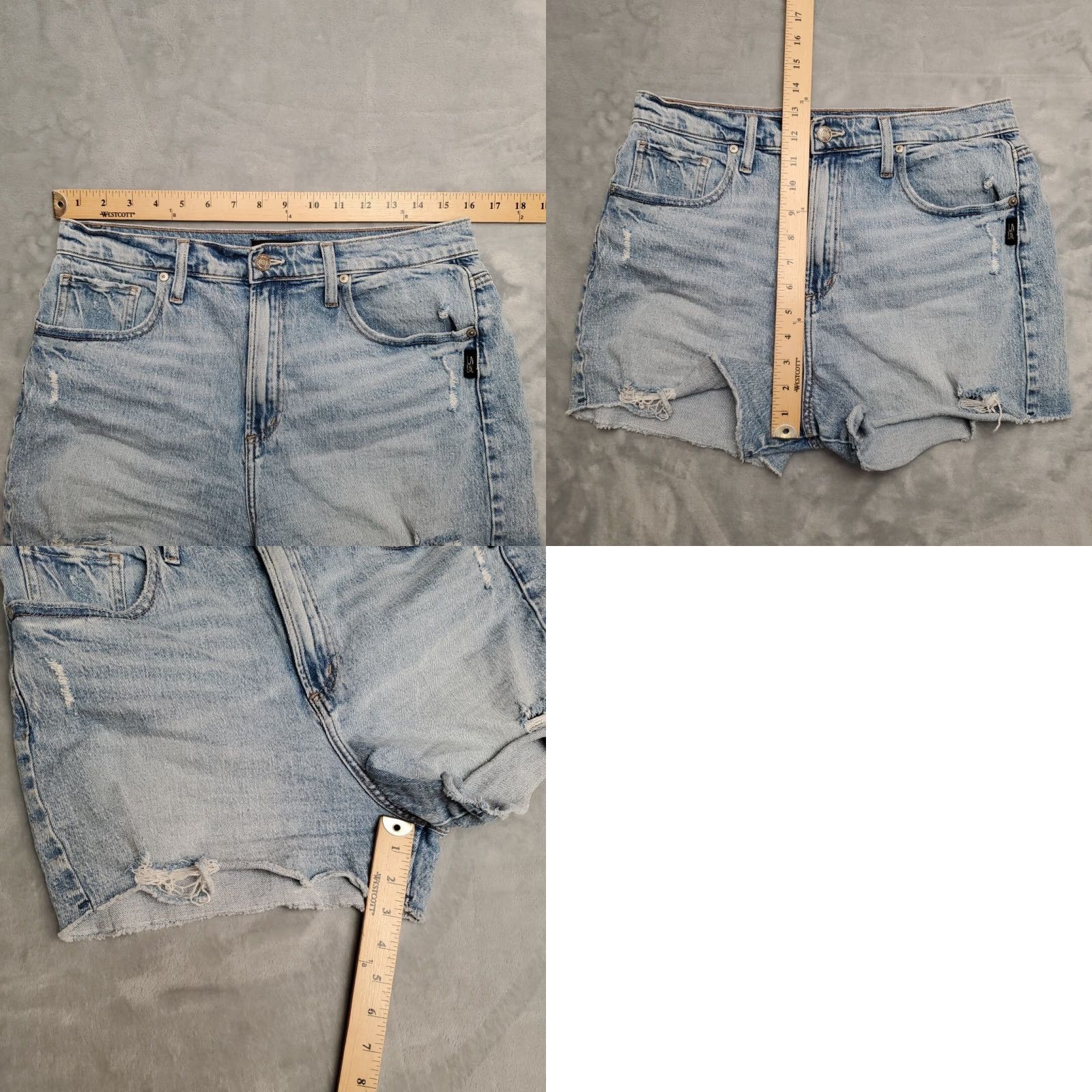 Silver Jeans Co. VINTAGE Silver Jeans Highly Desireable Shorts Women 30 Faded Blue Denim Cotton Blend Y2K Size 30" / US 8 / IT 44 - 8 Thumbnail