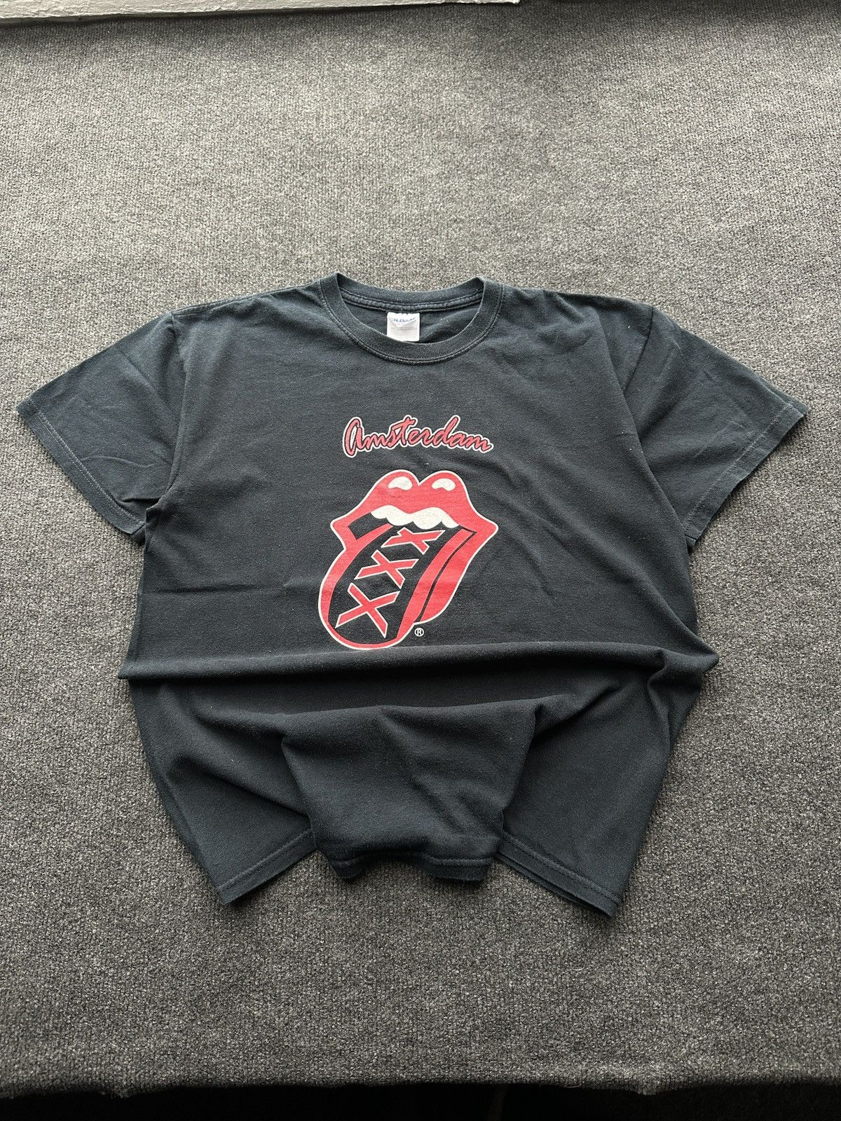 Band Tees AMSTERDAM XXX🚨The Rolling Stones t-shirt fadec boxy band Size US M / EU 48-50 / 2 - 1 Thumbnail