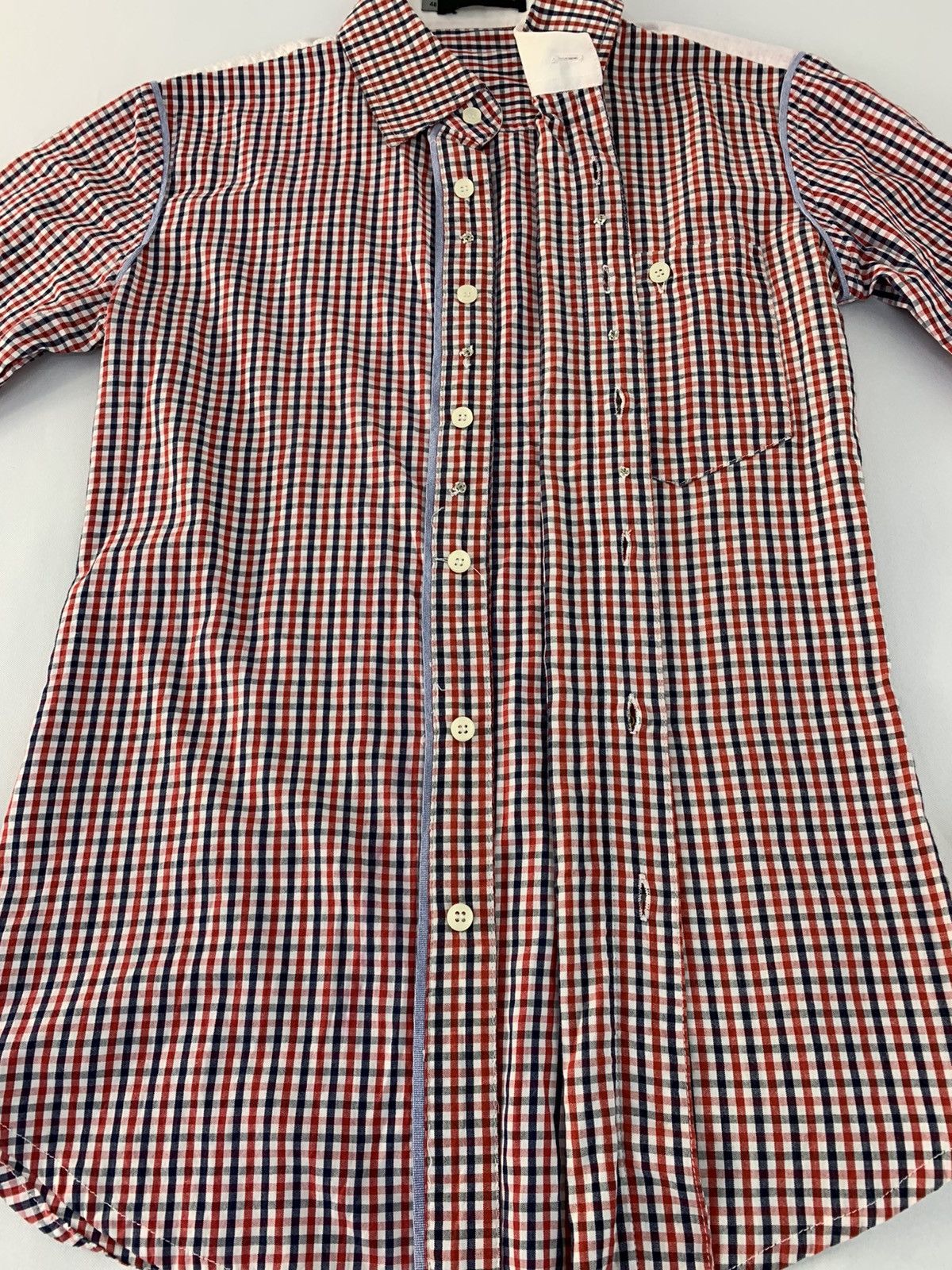Dsquared2 Dsquared2 Gingham Longsleeve Button Up Single Pocket Unisex Size US S / EU 44-46 / 1 - 5 Thumbnail