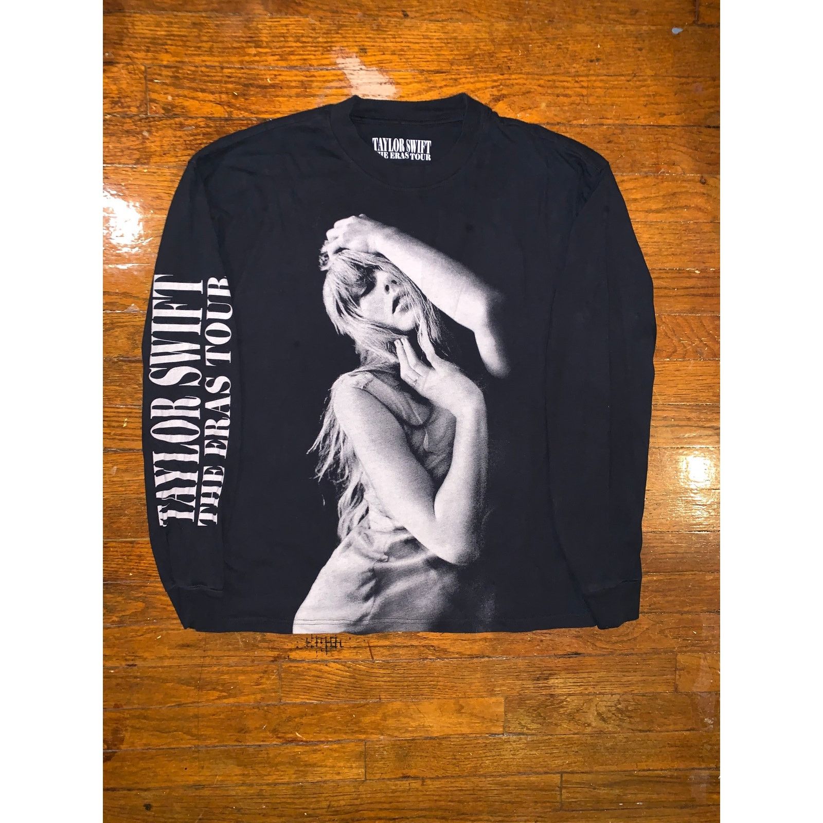 Band Tees Taylor Swift Eras Tour TTPD Long Sleeve Shirt Black Small Size US S / EU 44-46 / 1 - 1 Thumbnail