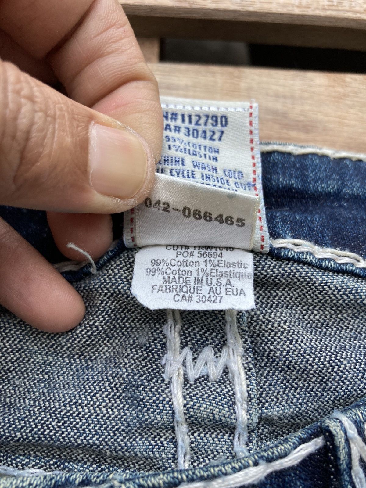 True Religion Y2K True Religion Flare Blue Jeans Size 28" / US 6 / IT 42 - 12 Thumbnail