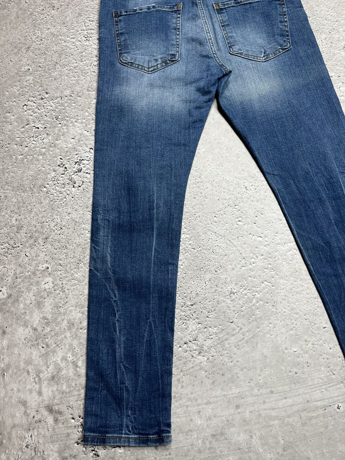 Dsquared2 Dsquared2 Slim Fit Skinny Jeans Blue Denim Made in Italy 52 Size US 34 / EU 50 - 3 Thumbnail