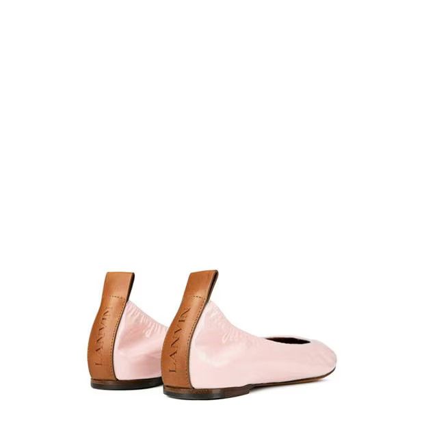 Lanvin o1g2r1mq1024 Leather Ballet Flats in Pink Size US 8 / IT 38 - 4 Thumbnail
