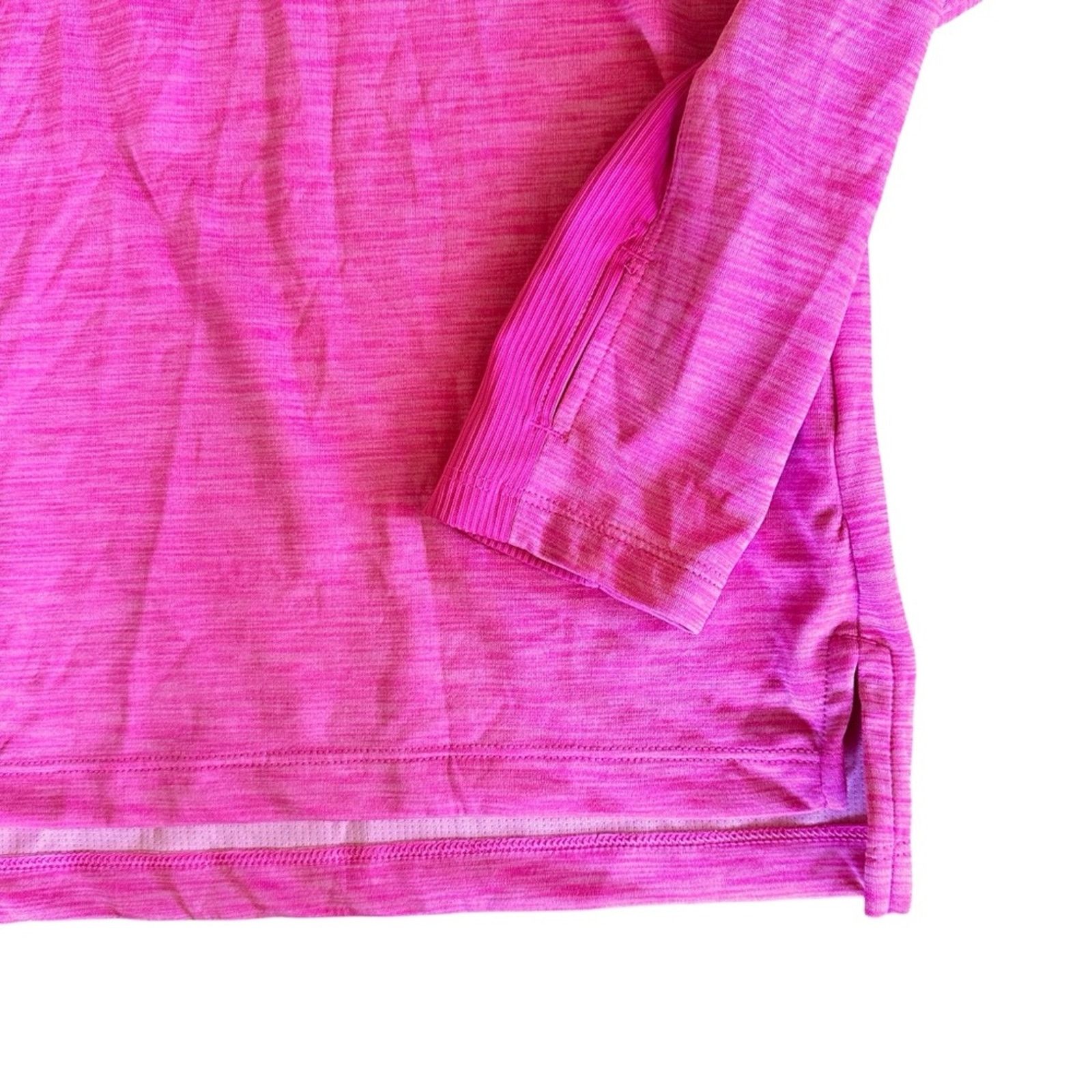 Nike Nike Dri-FIT Quarter Zip Top – Pink – Size L – EUC Size L / US 10 / IT 46 - 4 Thumbnail