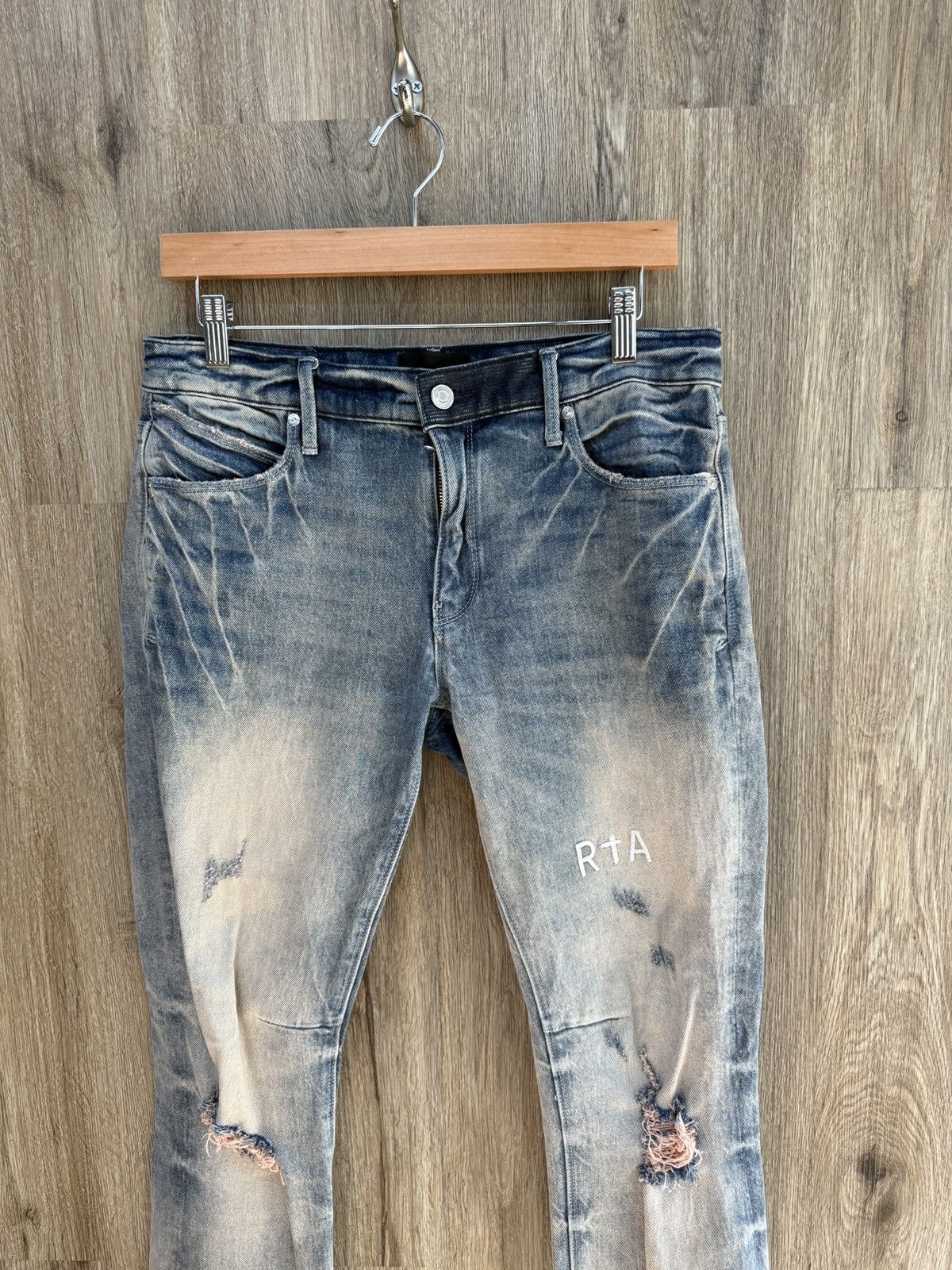 Rta Rta Blue Denim Jeans Size US 32 / EU 48 - 2 Thumbnail