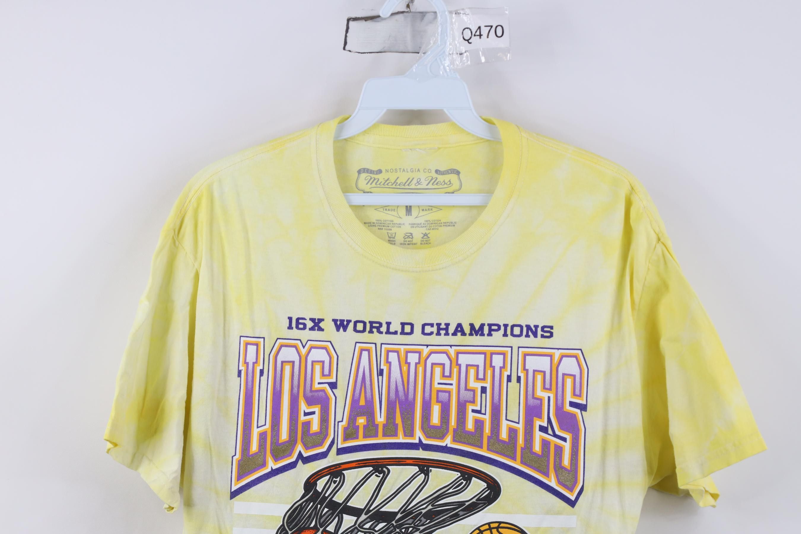 Mitchell & Ness Retro Mitchell & Ness Los Angeles Lakers Basketball T-Shirt Size US M / EU 48-50 / 2 - 2 Thumbnail